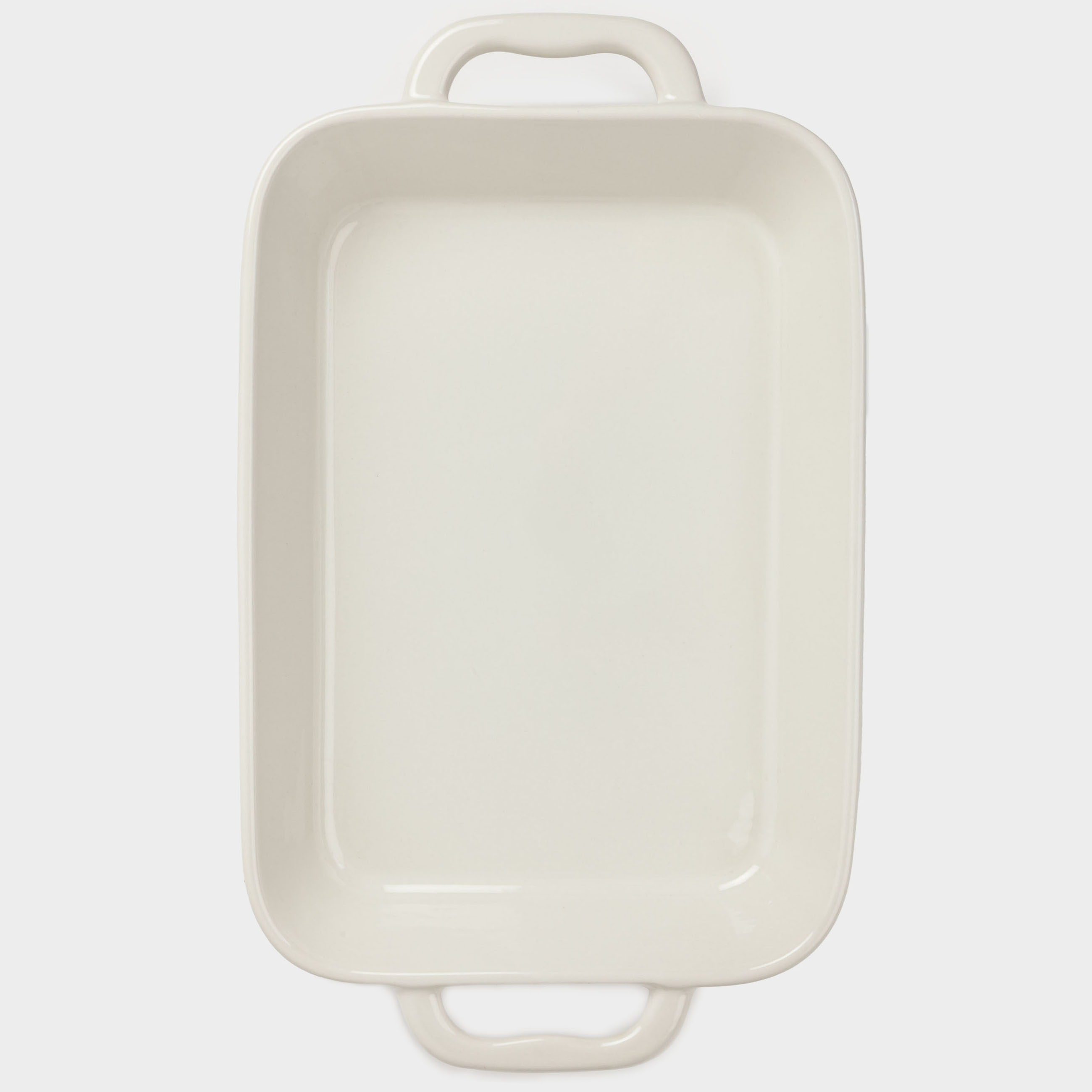 Baking dish, 34x24 cm, ceramic, rectangular, milk, Cakes ivory