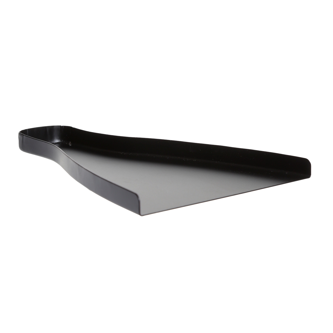 Garbage brush, with dustpan, 17 cm, plastic / bamboo / steel, black, Black clean