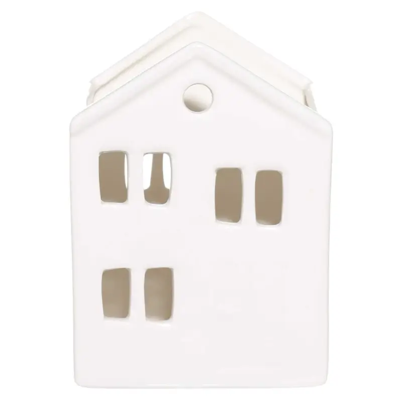 Kitchen accessories stand, 15 cm, ceramic, white, House, House shape ,image-0