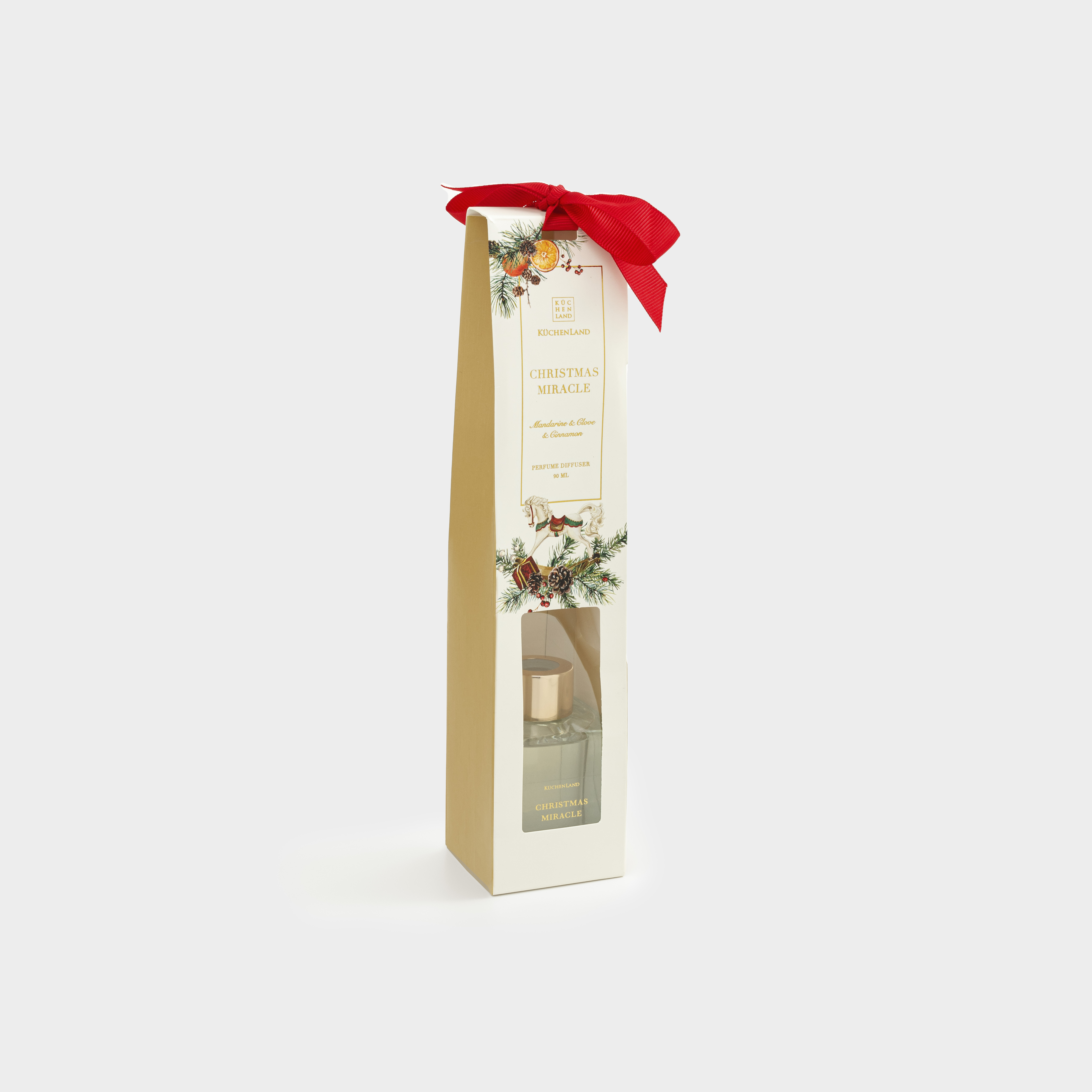 Aroma diffuser, 90 ml, Mandarin & Clove & Cinnamon, Christmas miracle, image-3