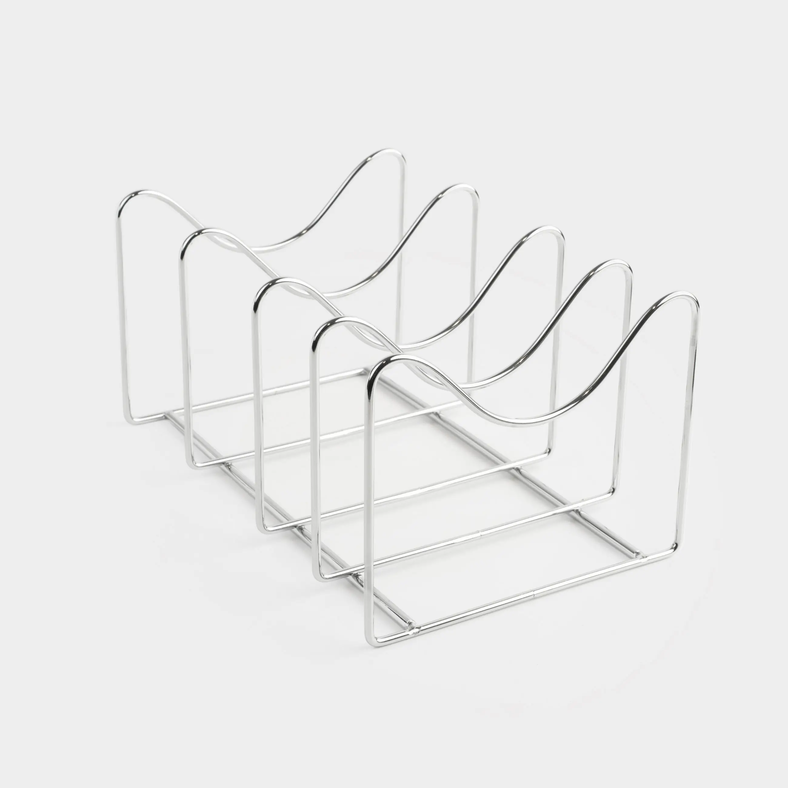 Stand-organizer for pans and lids, 16x25 cm, 4 otd, metal, Method, image-0
