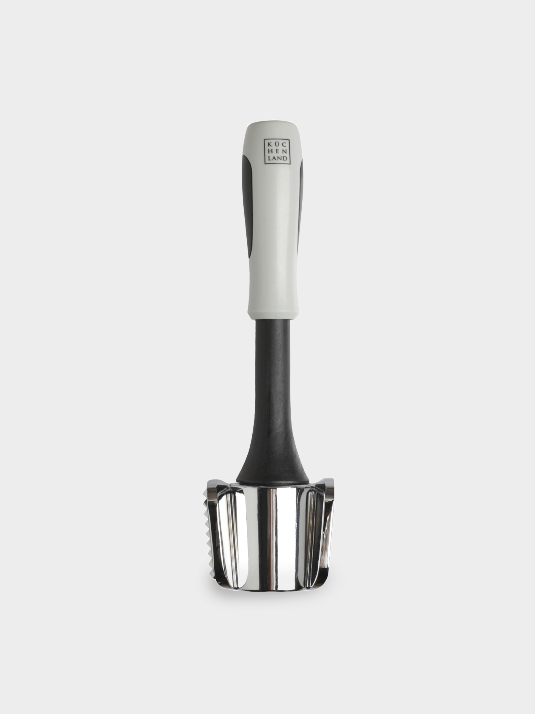 Meat chipping hammer, 23 cm, with tenderizer, grey, Lemsen, image-0