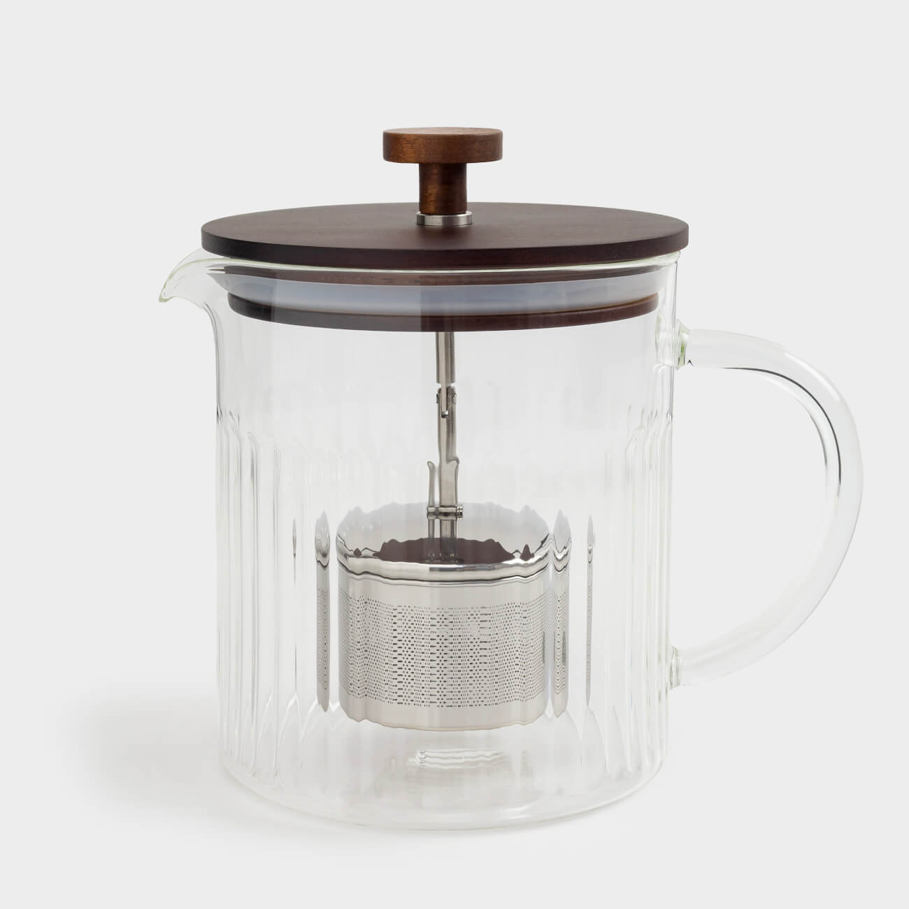 Teapot, 1 l, glass B / steel, Bell R