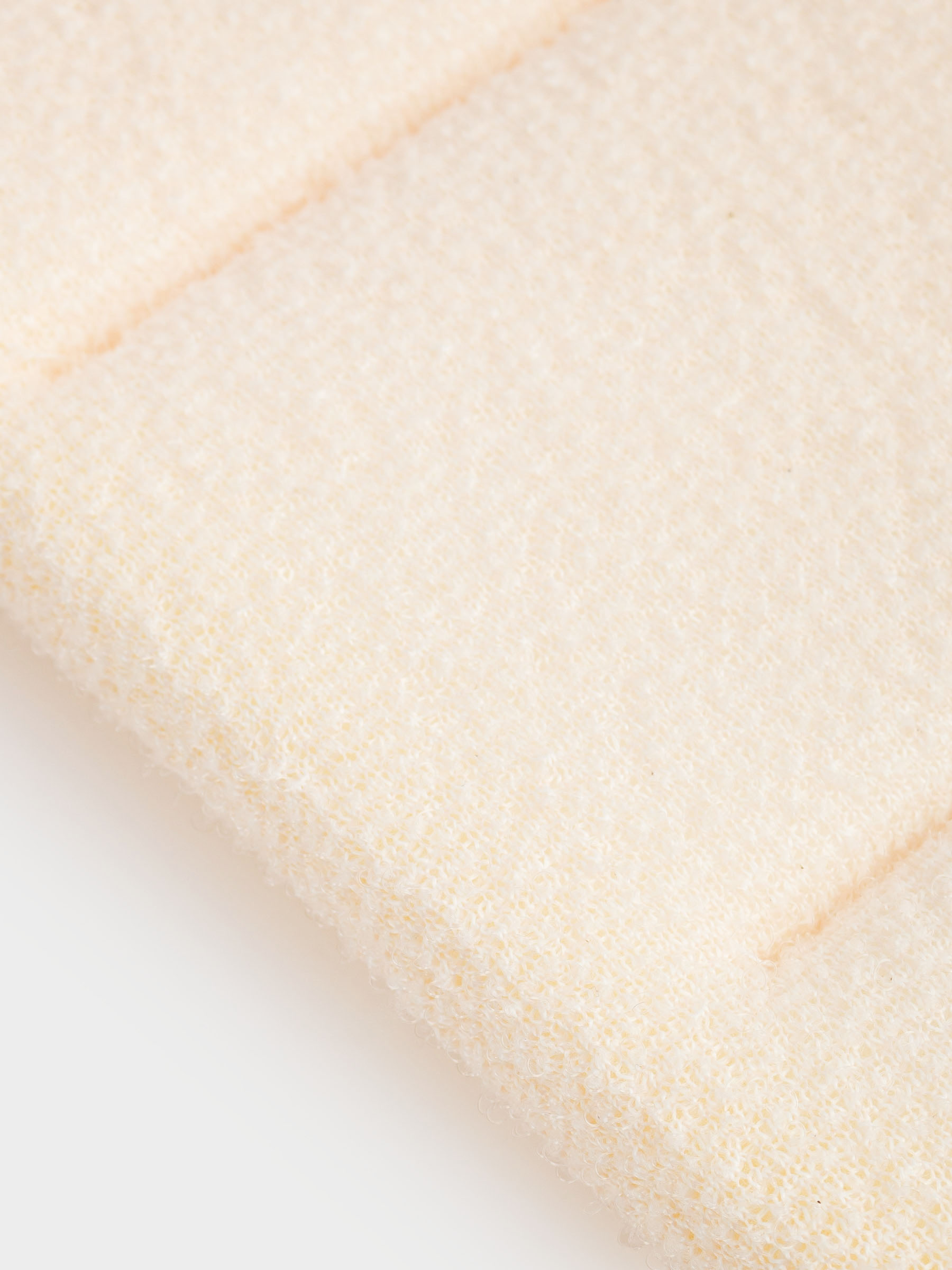 Shower set, 2 pcs, washcloth-tape/washcloth-sponge, nylon / cotton, beige, Unique spa, image-8