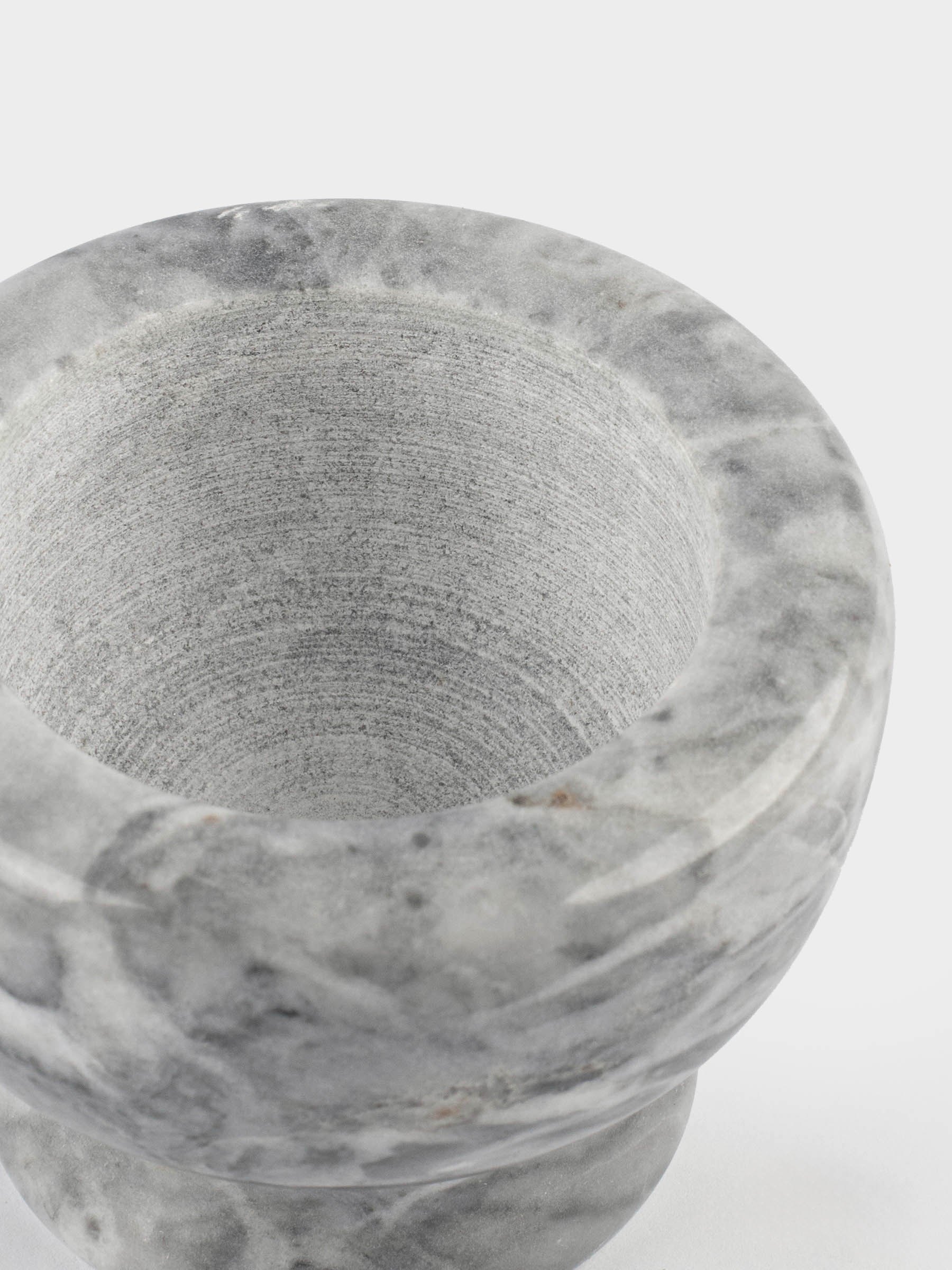 Spice mortar, 7 cm, with pestle, Marble, Grey, Marble, image-7