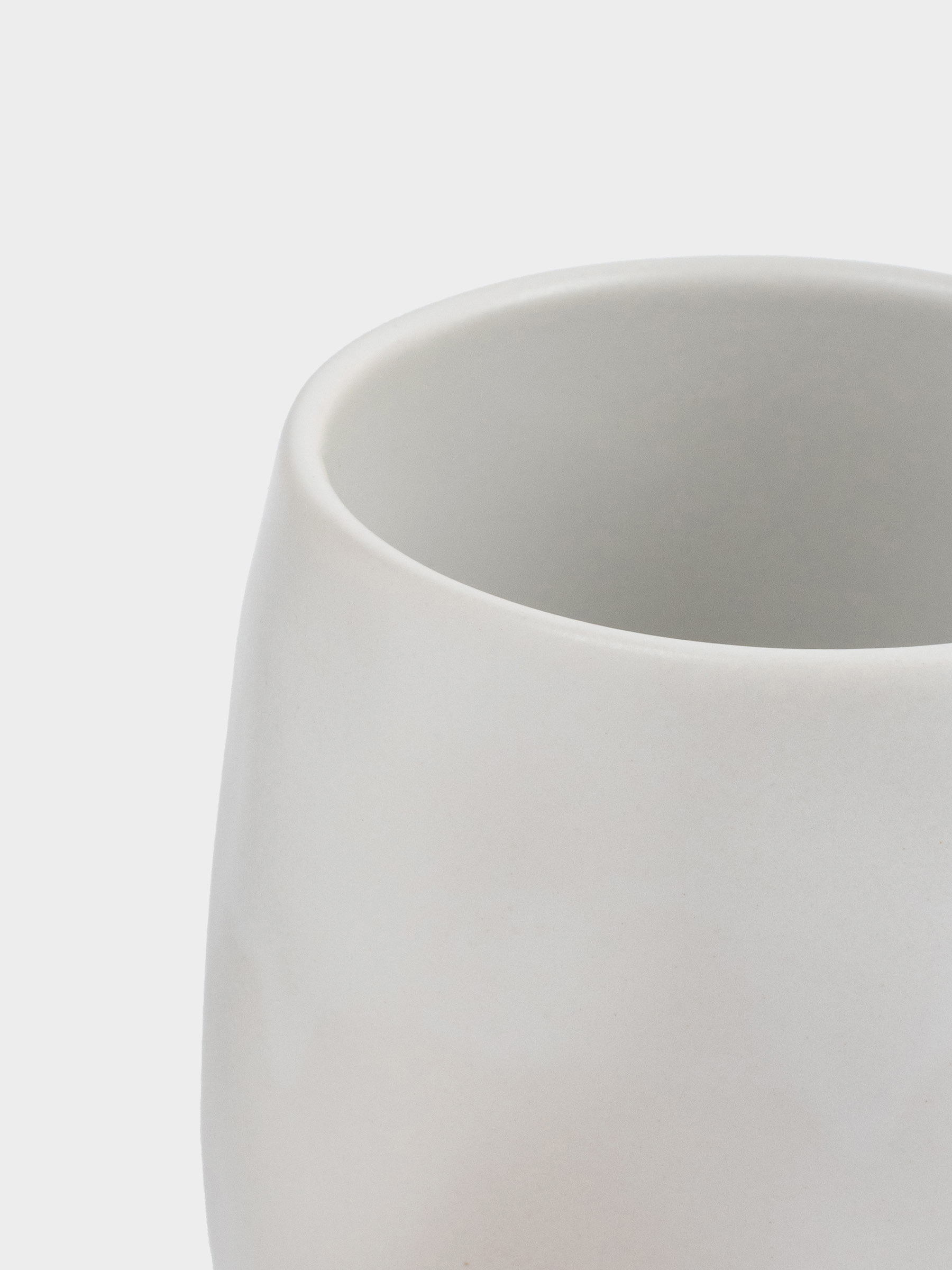 Bathroom box, 11 cm, ceramic/bamboo, milk, Diza, image-3