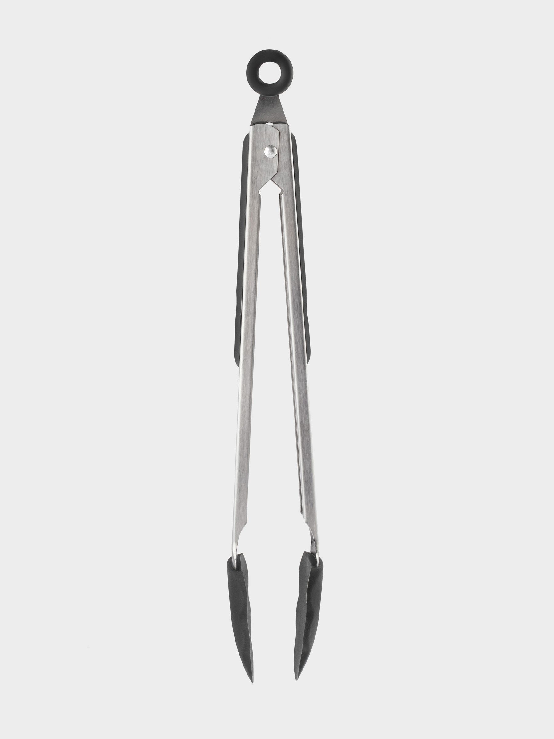 Kitchen tongs, 34 cm, steel / silicone, grey, Assist, image-2