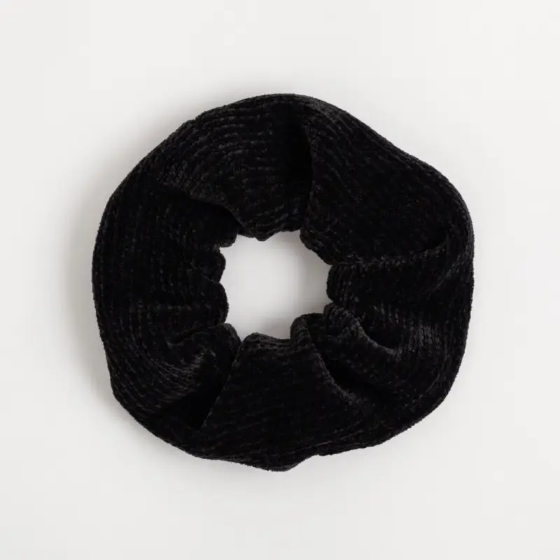 Hair bands, 4 cm, velvet, black, Hair velvet ,image-0