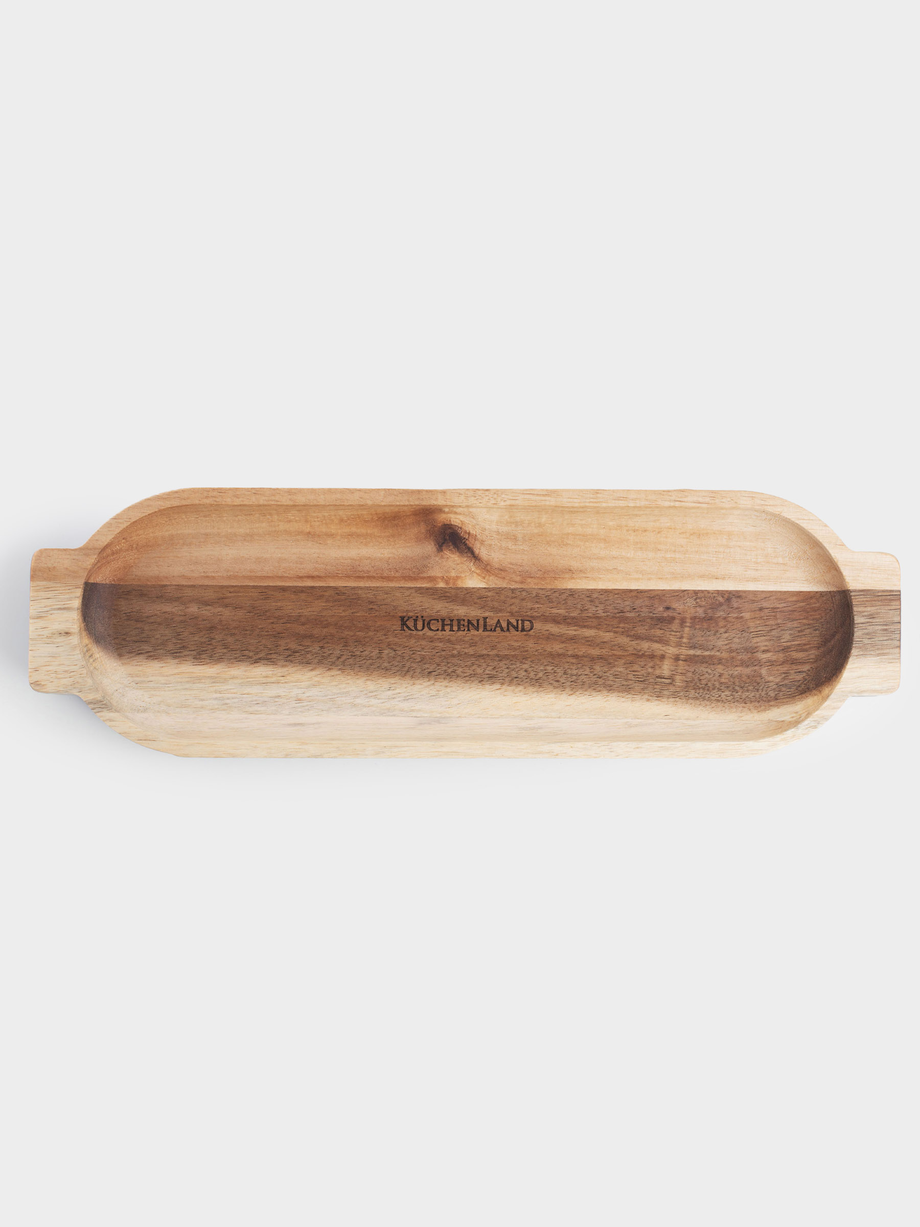 Serving dish, 35x11 cm, with handles, wood, Noble tree , image-3