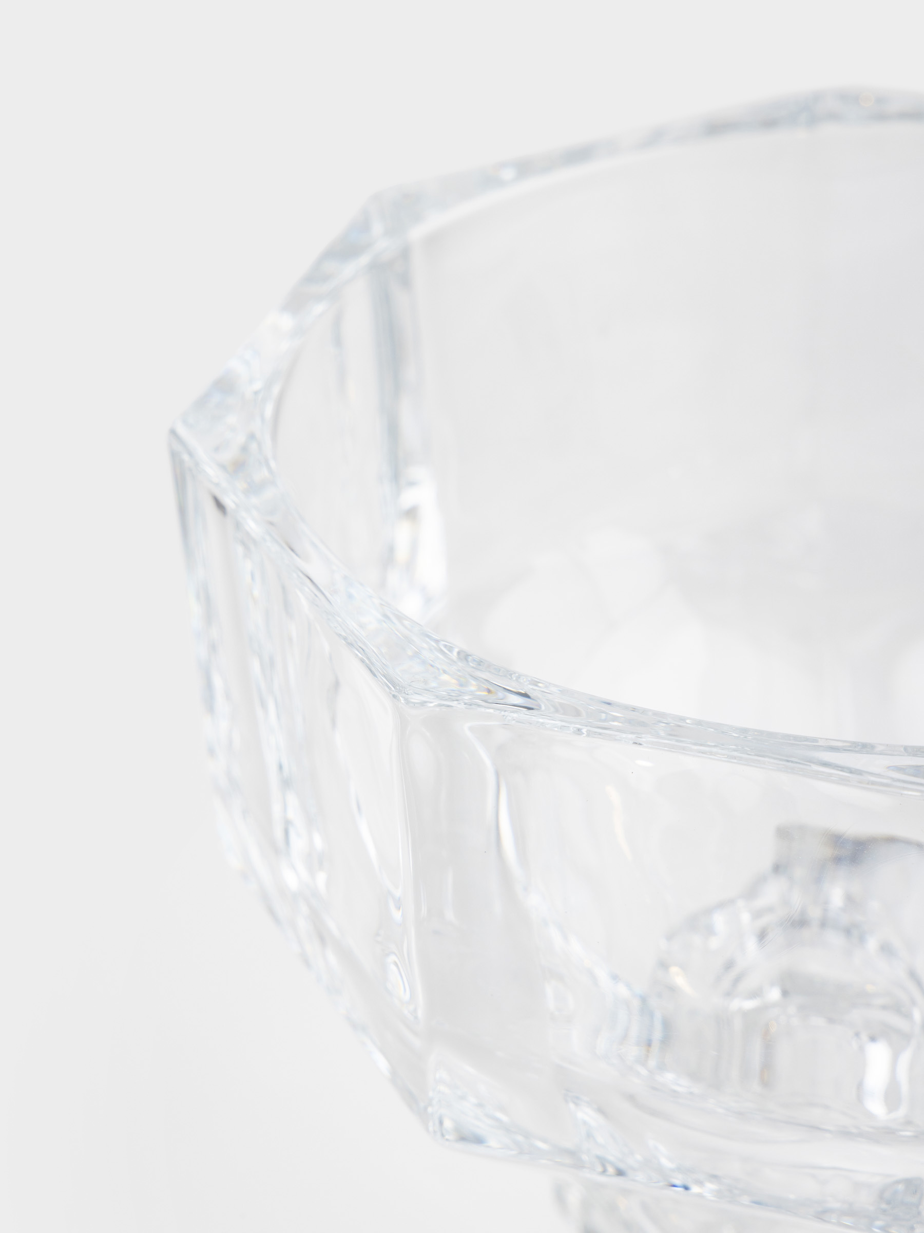 Candy bowl, 17x27 cm, 1 l, on a leg, with lid, glass, Edges, Terlano, image-3