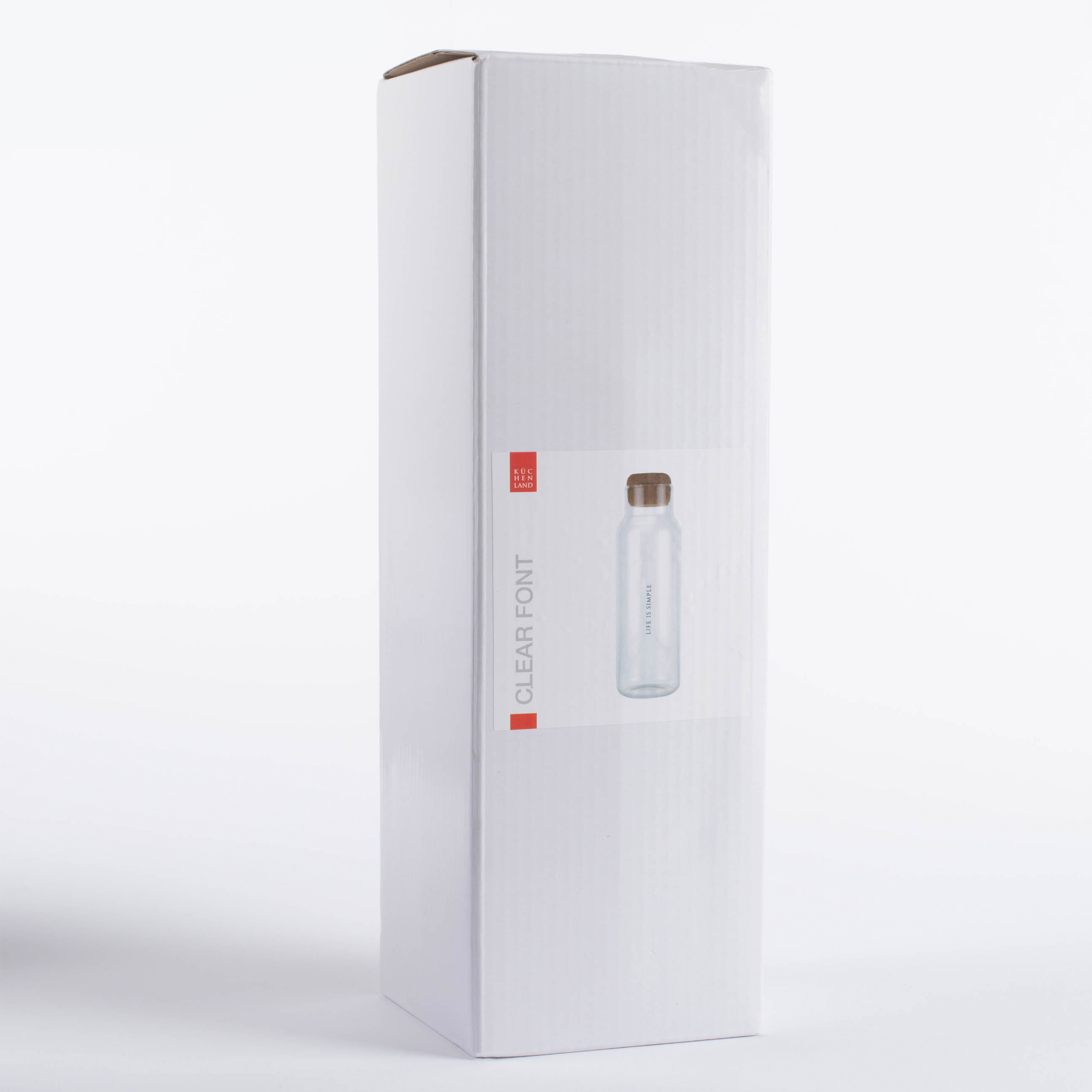 Beverage bottle, 1.25 l, Used glass, Life is simple, Clear font, image-4