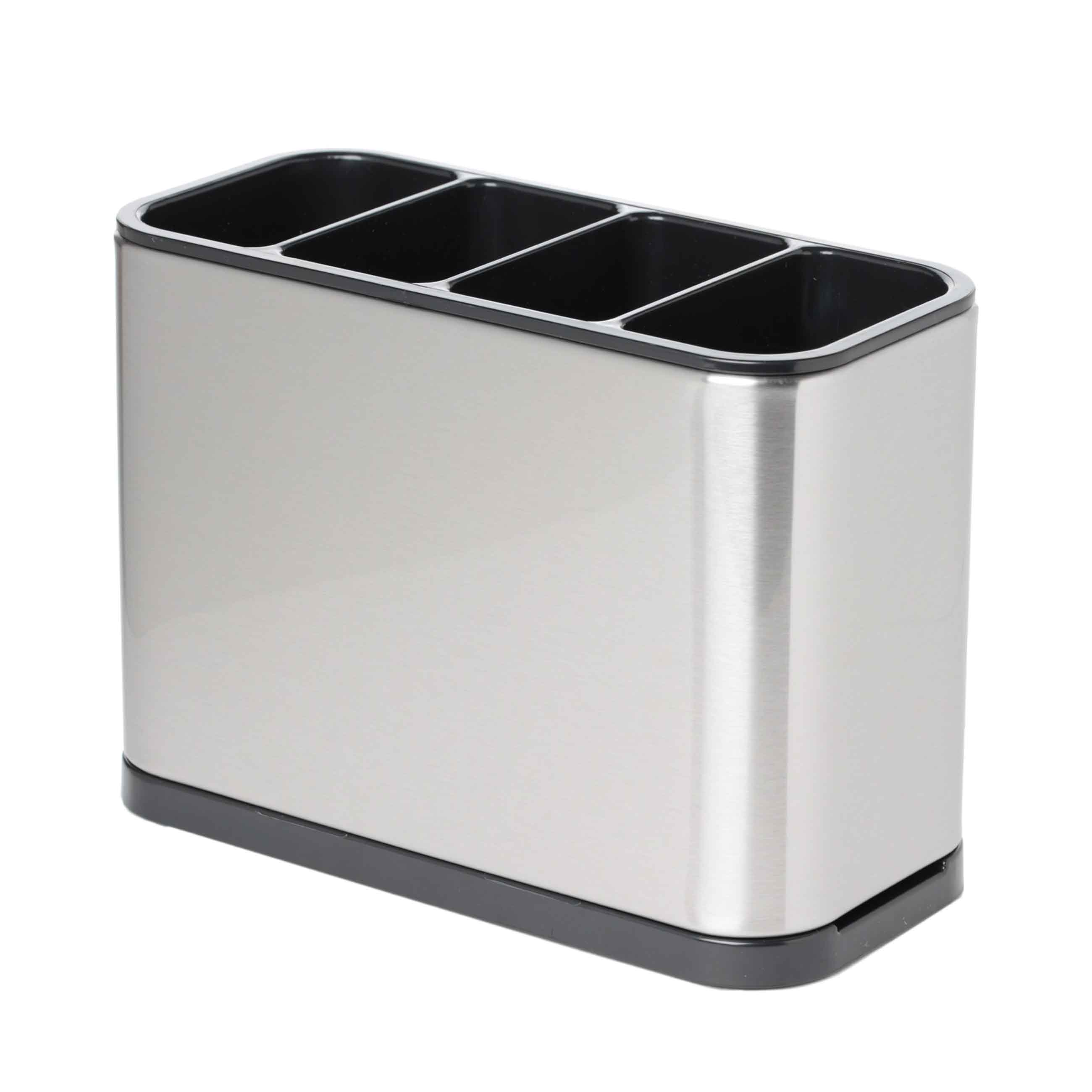Flatware stand, 13x18 cm, 4 units, steel / plastic, Classic