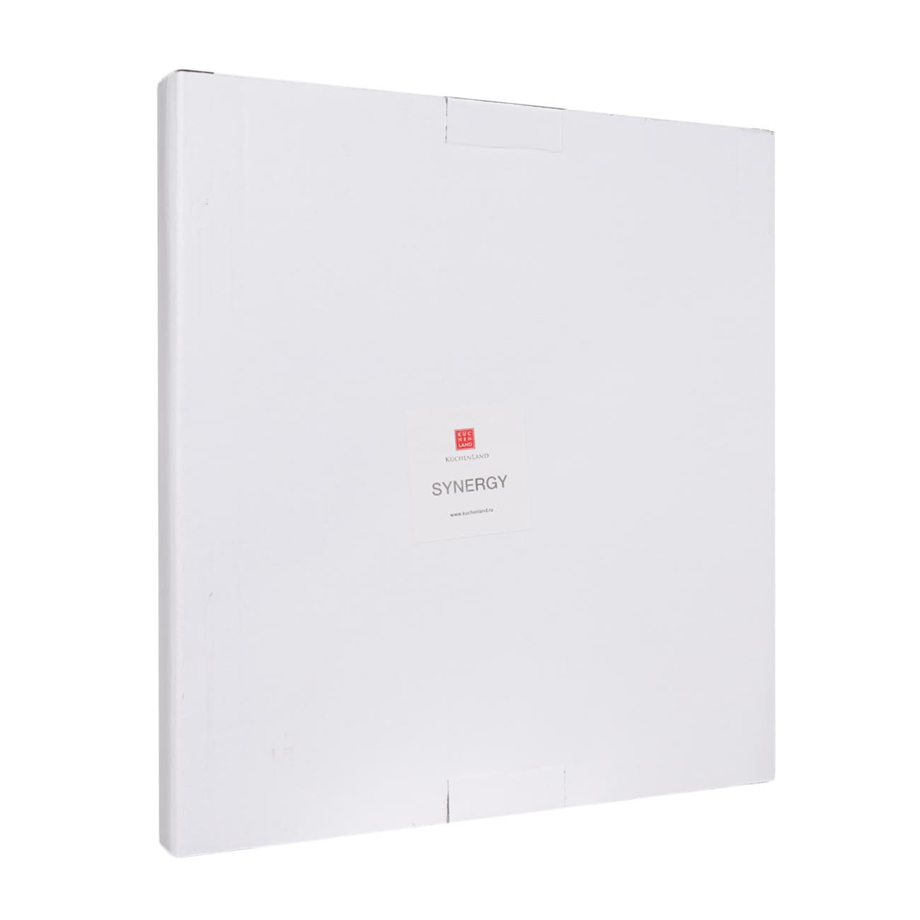 Dinner plate, 27x25 cm, porcelain P, white, Synergy