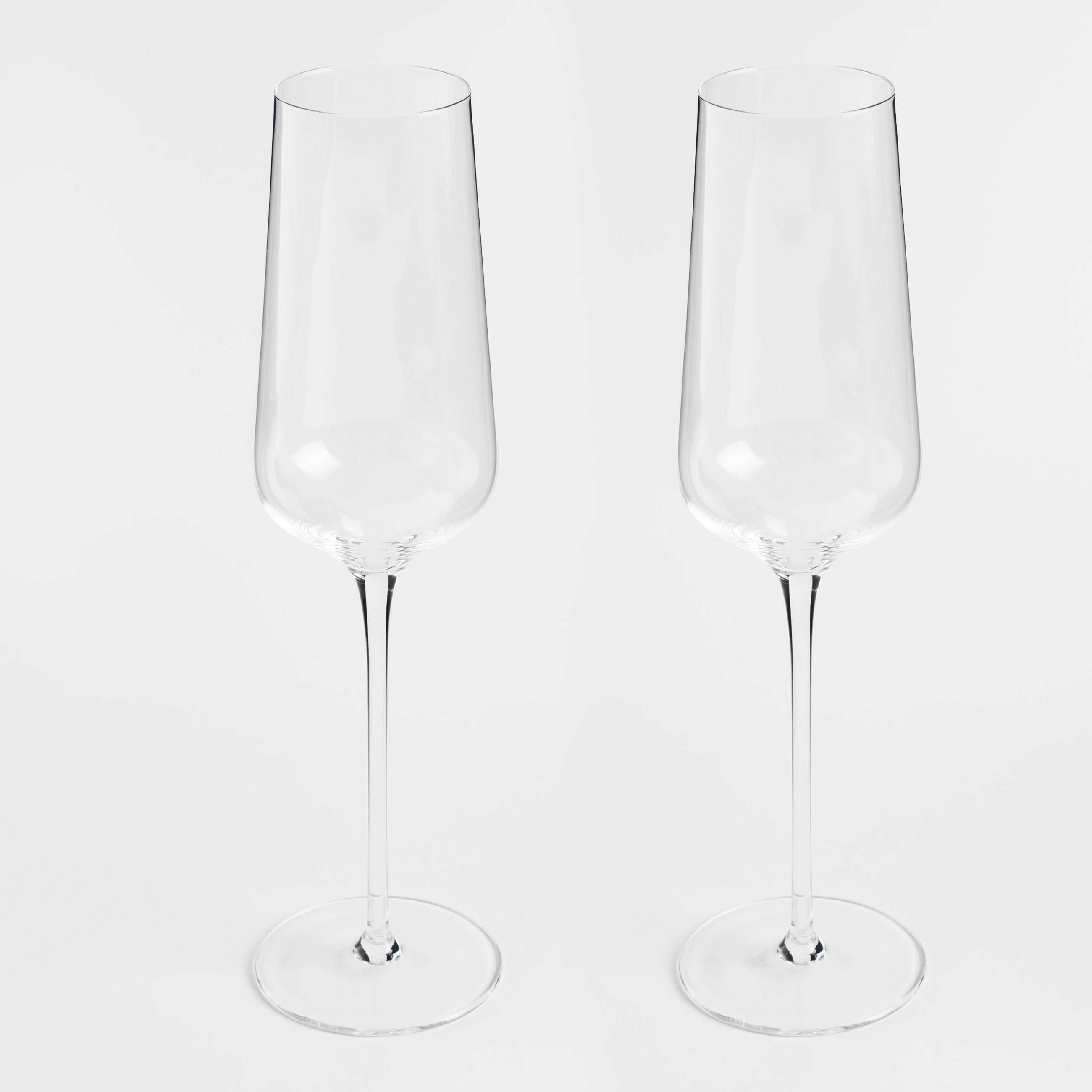 Champagne glass, 300 ml, 2 pcs, crystal glass, Ferentino, image-0