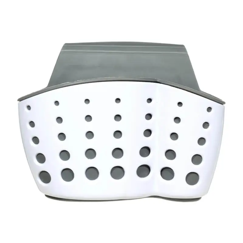 Kitchen sponge holder, 12x8 / 23 cm, Hanging, Plastic / rubber, Grey, Circles, Keeping