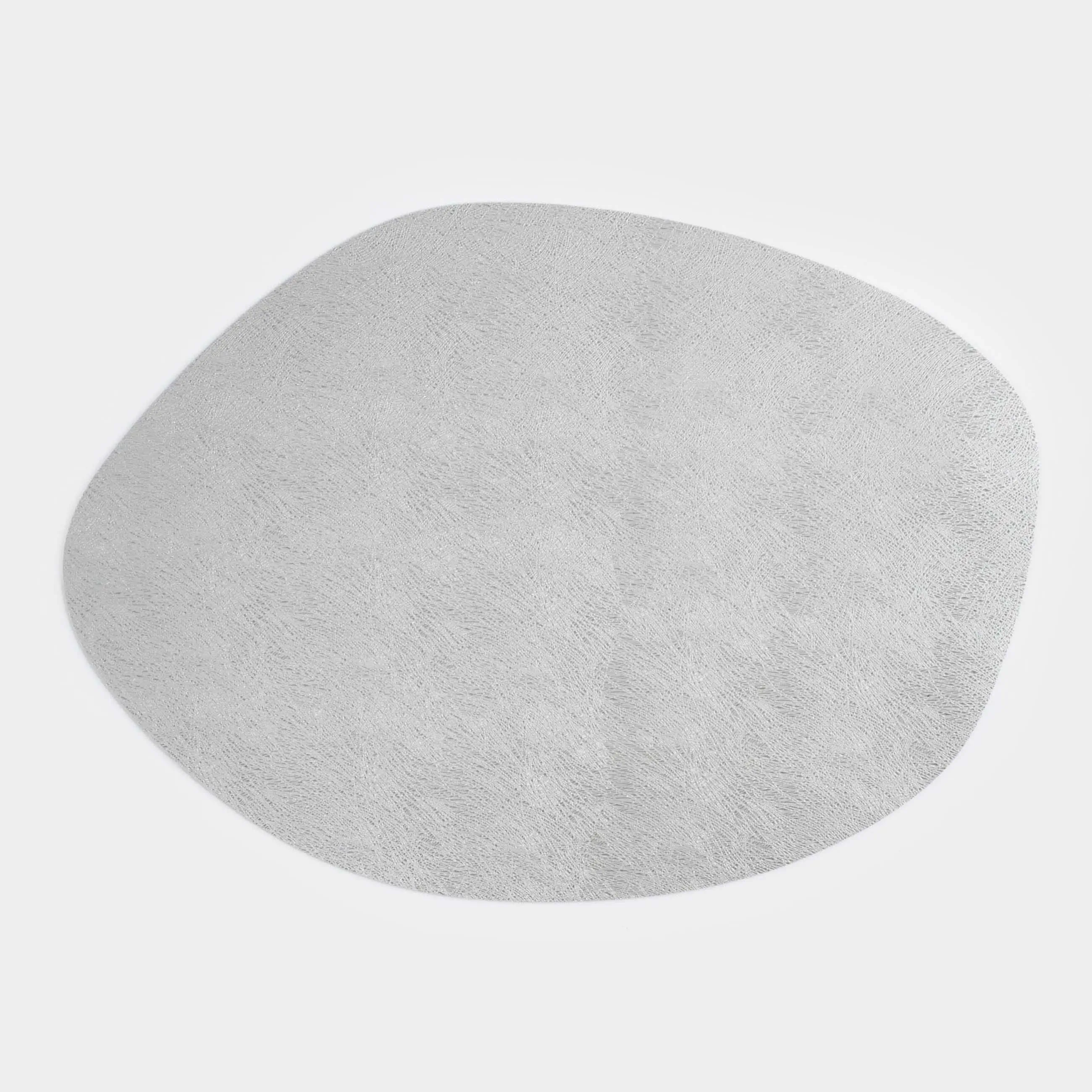Napkin for appliances, 31x43 cm, double-sided, PVC, shaped, silver/gold, Rock