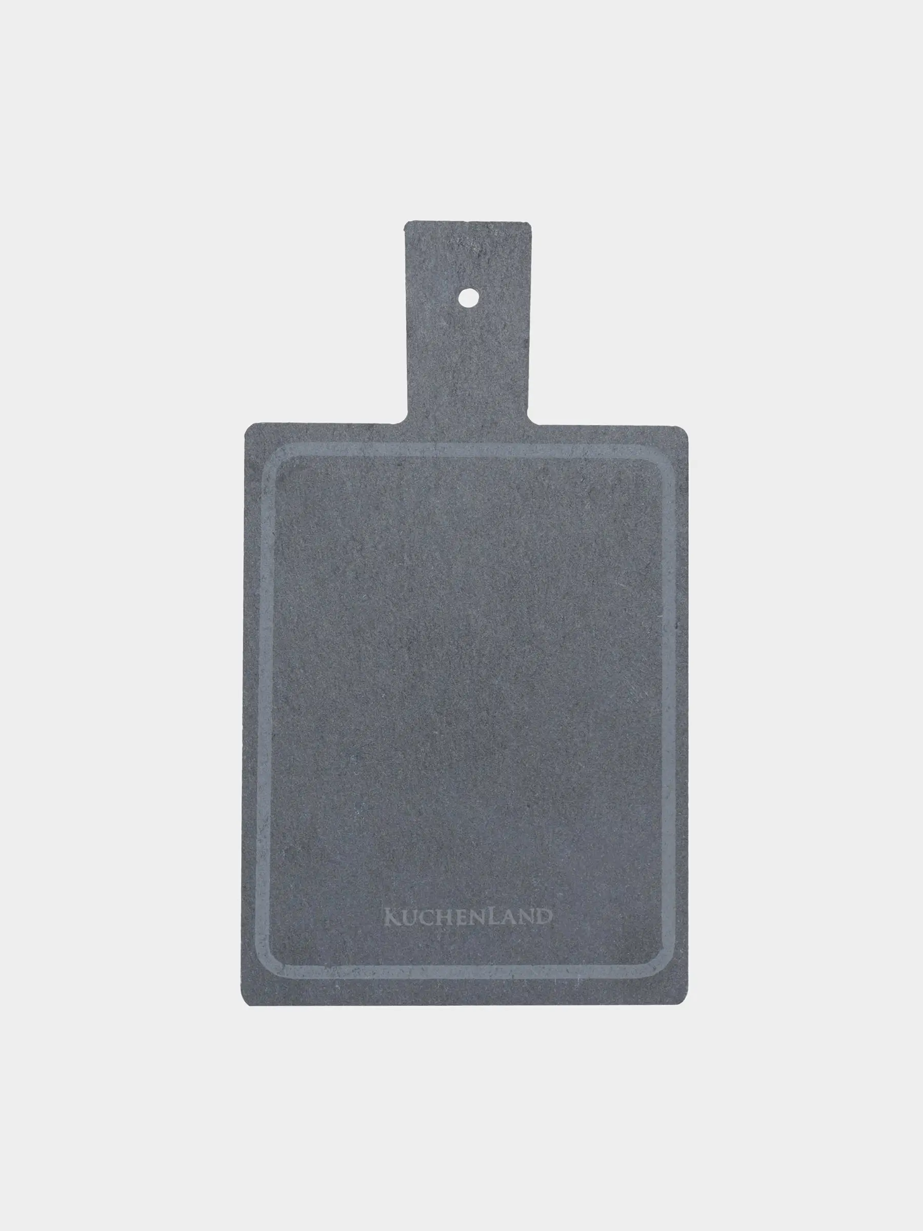 Hot plate, 19x11 cm, with handle, slate, rectangular, BBQ, image-0