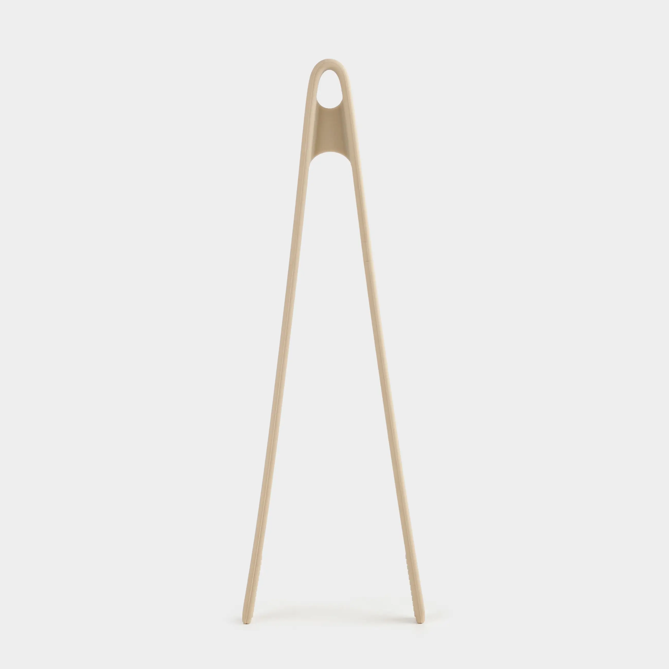 Kitchen tweezers, 30 cm, silicone, gray-brown, Soft kitchen