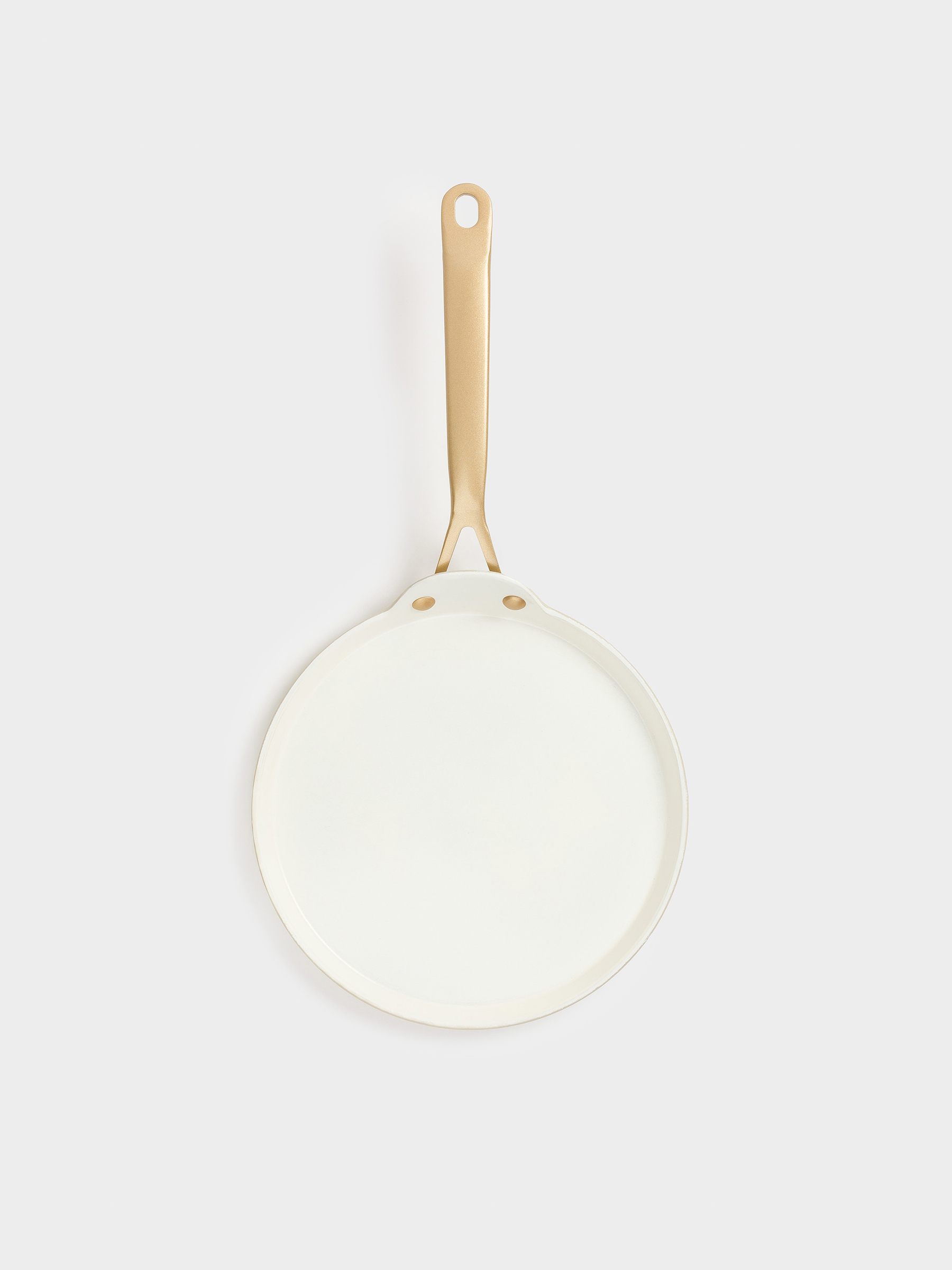 Pancake pan, 24 cm, coated, aluminum, milky, Piatto gold, image-1