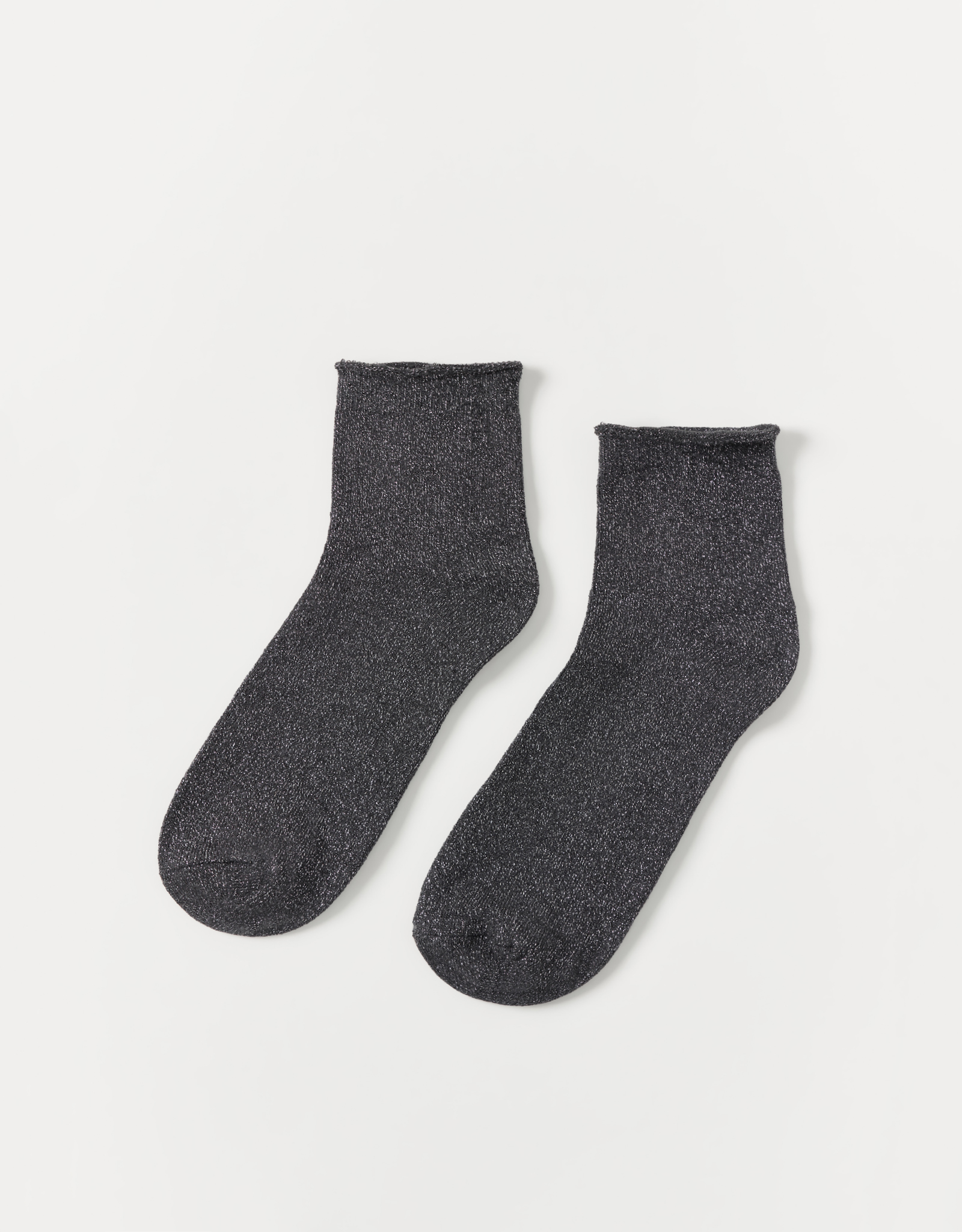 Women's socks, size 36-38, cotton / polyester, graphite, Glint, image-0