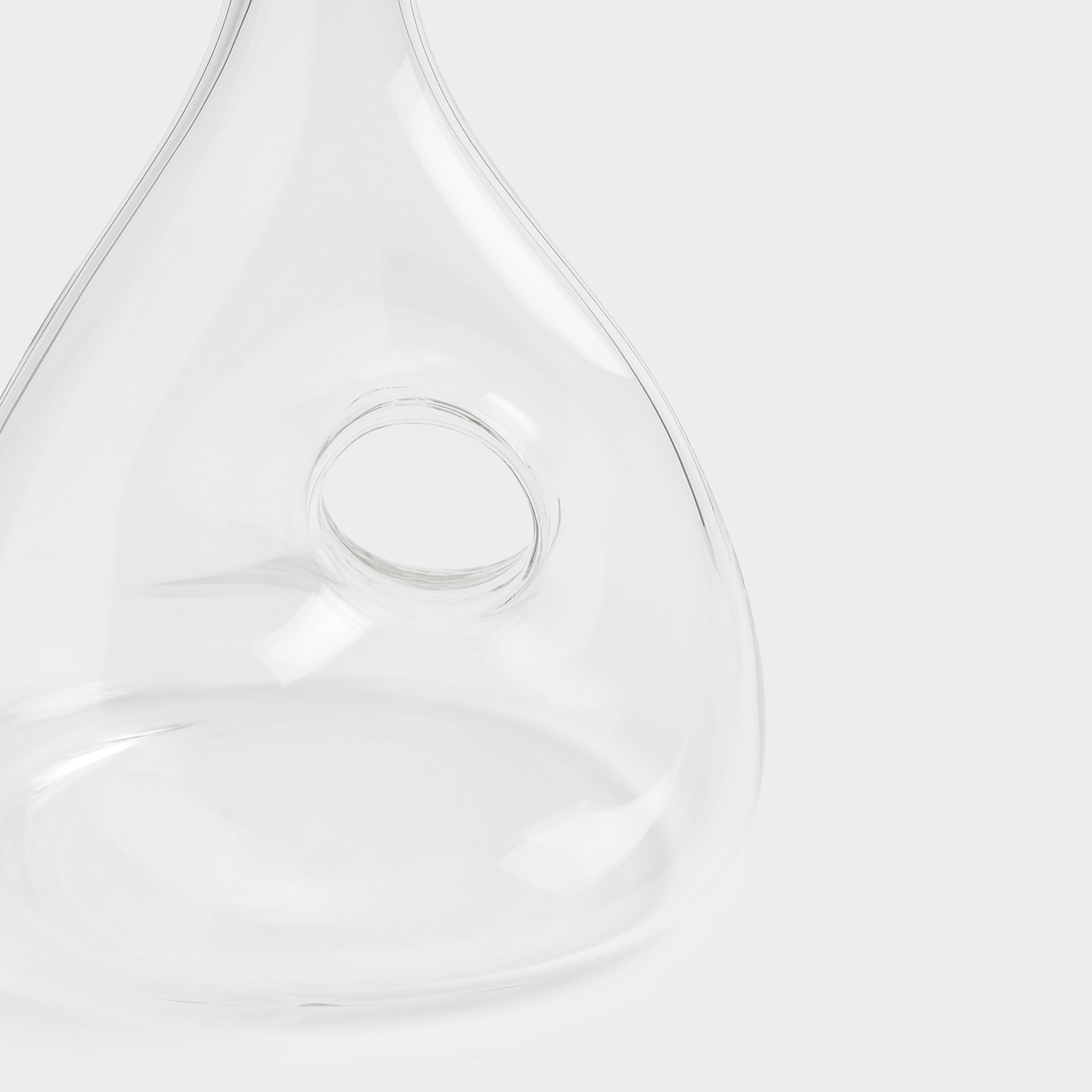 Decanter, 1.2 l, with handle, glass, Charm L, image-2