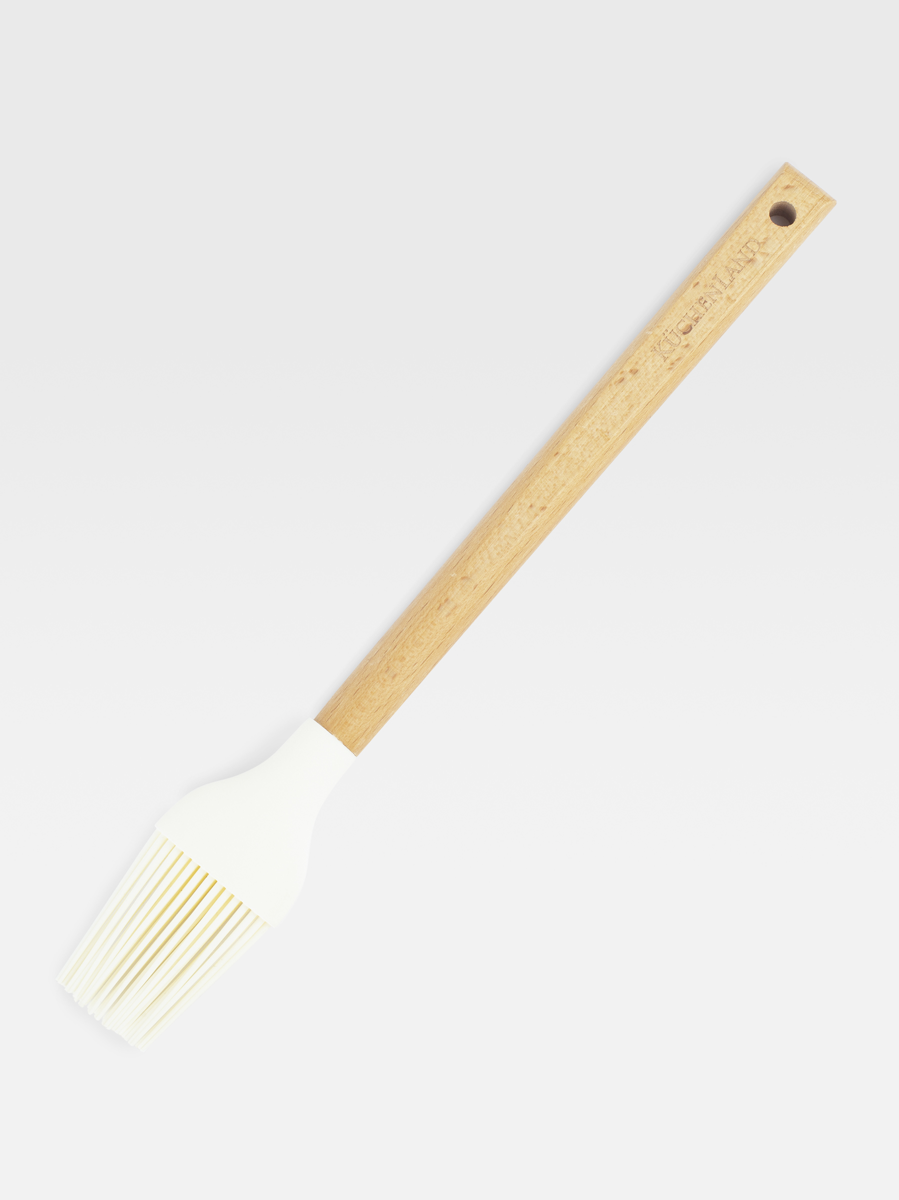 Cooking brush, 27 cm, silicone / wood, beige, Provence, image-1