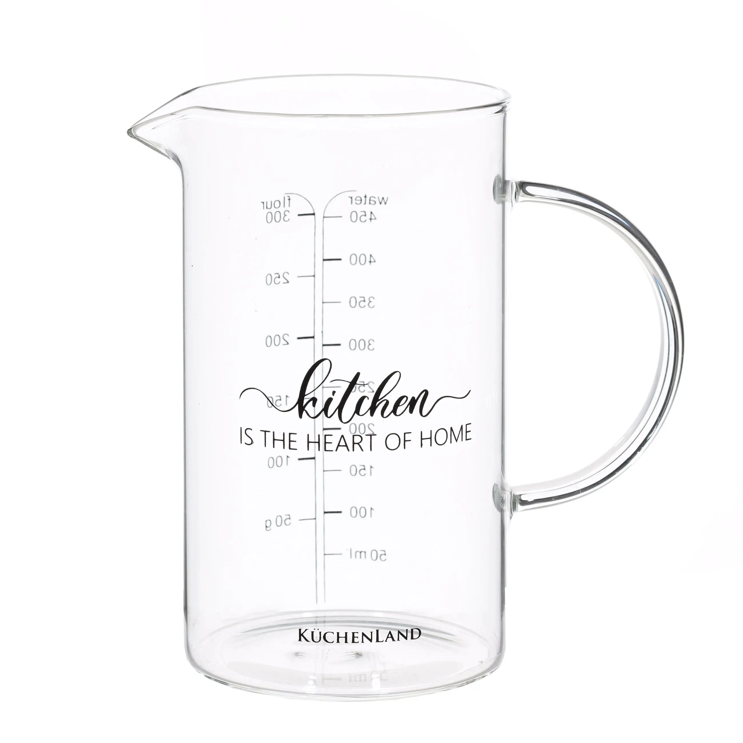 Measuring capacity, 500 ml, glass B, Kitchen, Scroll