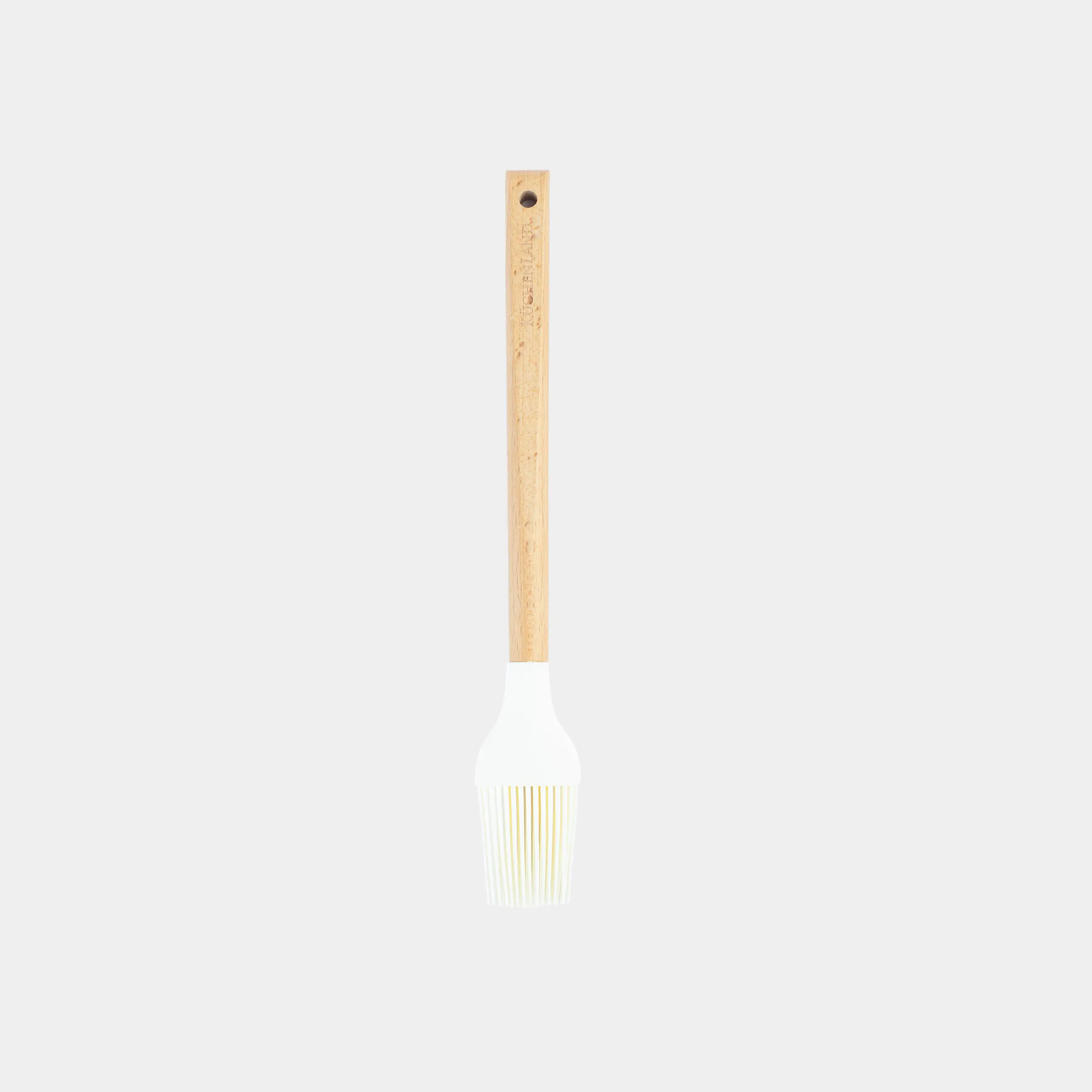 Cooking brush, 27 cm, silicone / wood, beige, Provence