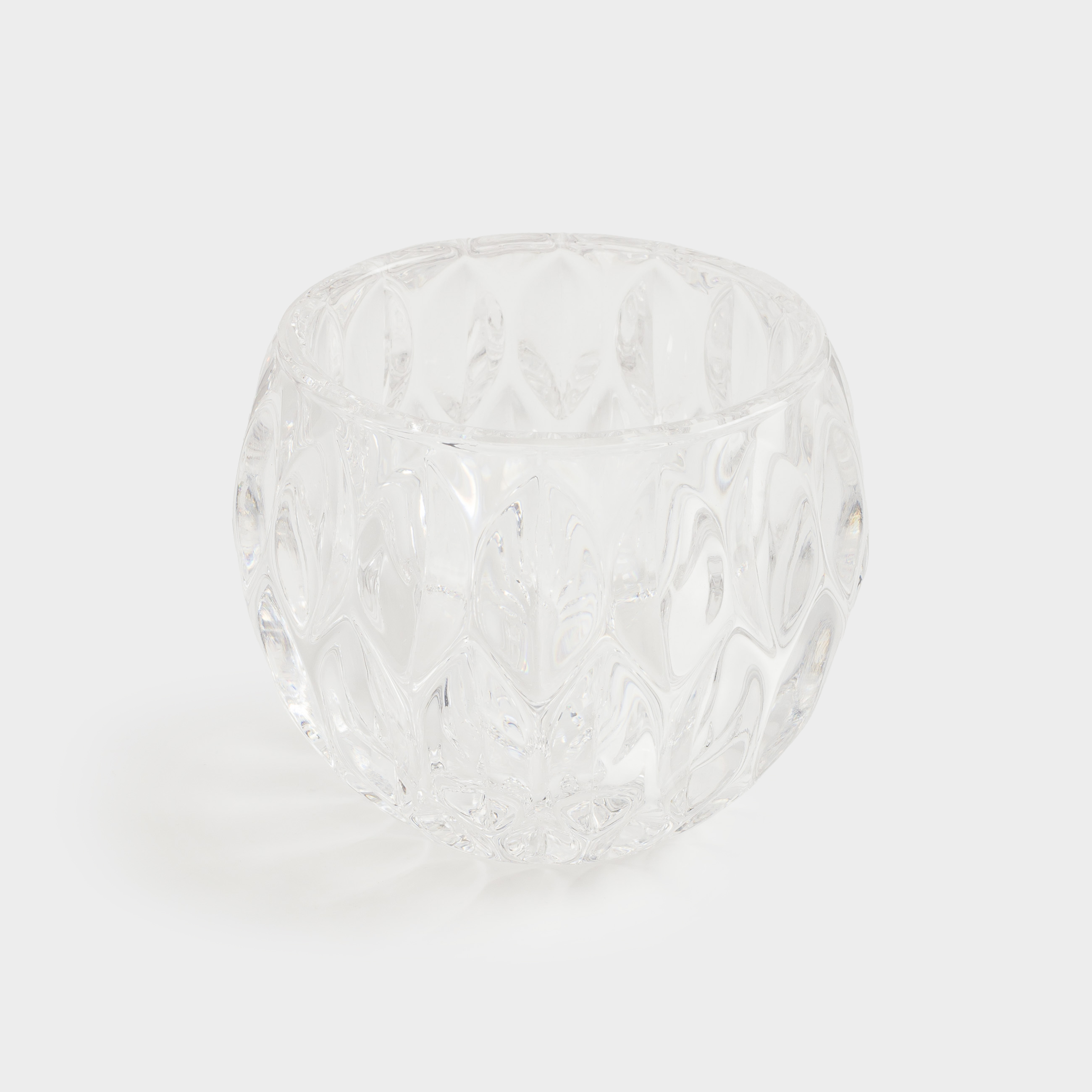 Candlestick, 8 cm, for tea candle, glass R, Ridi