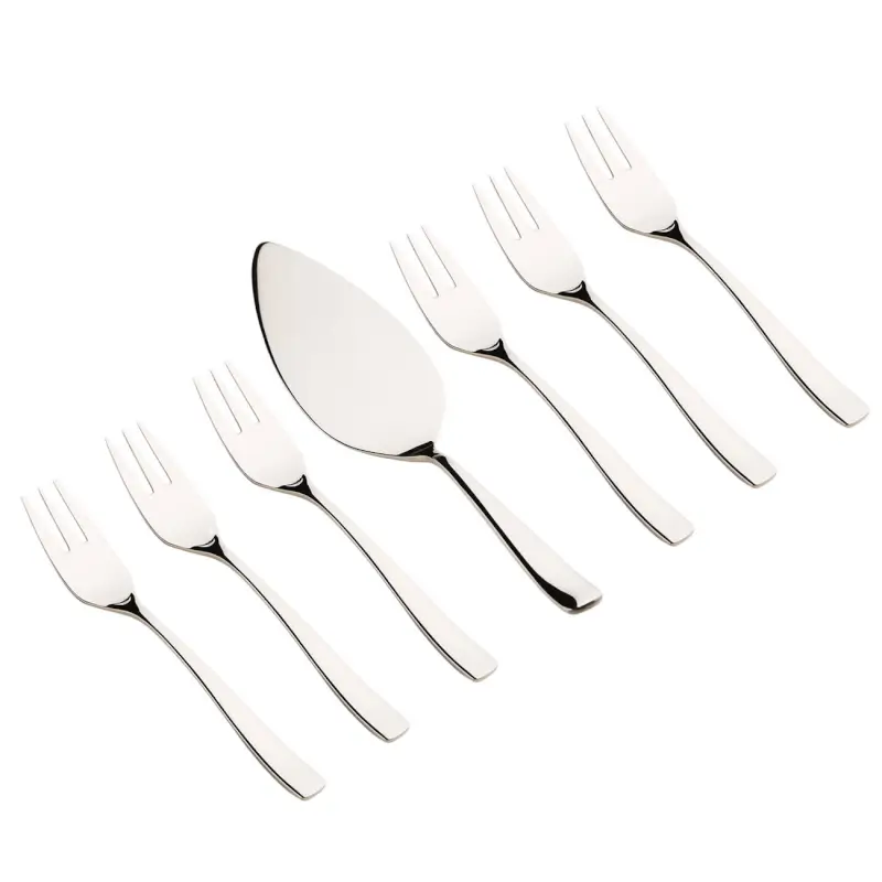 Dessert cutlery, 6 pers, 7 pr, steel, Berne ,image-0