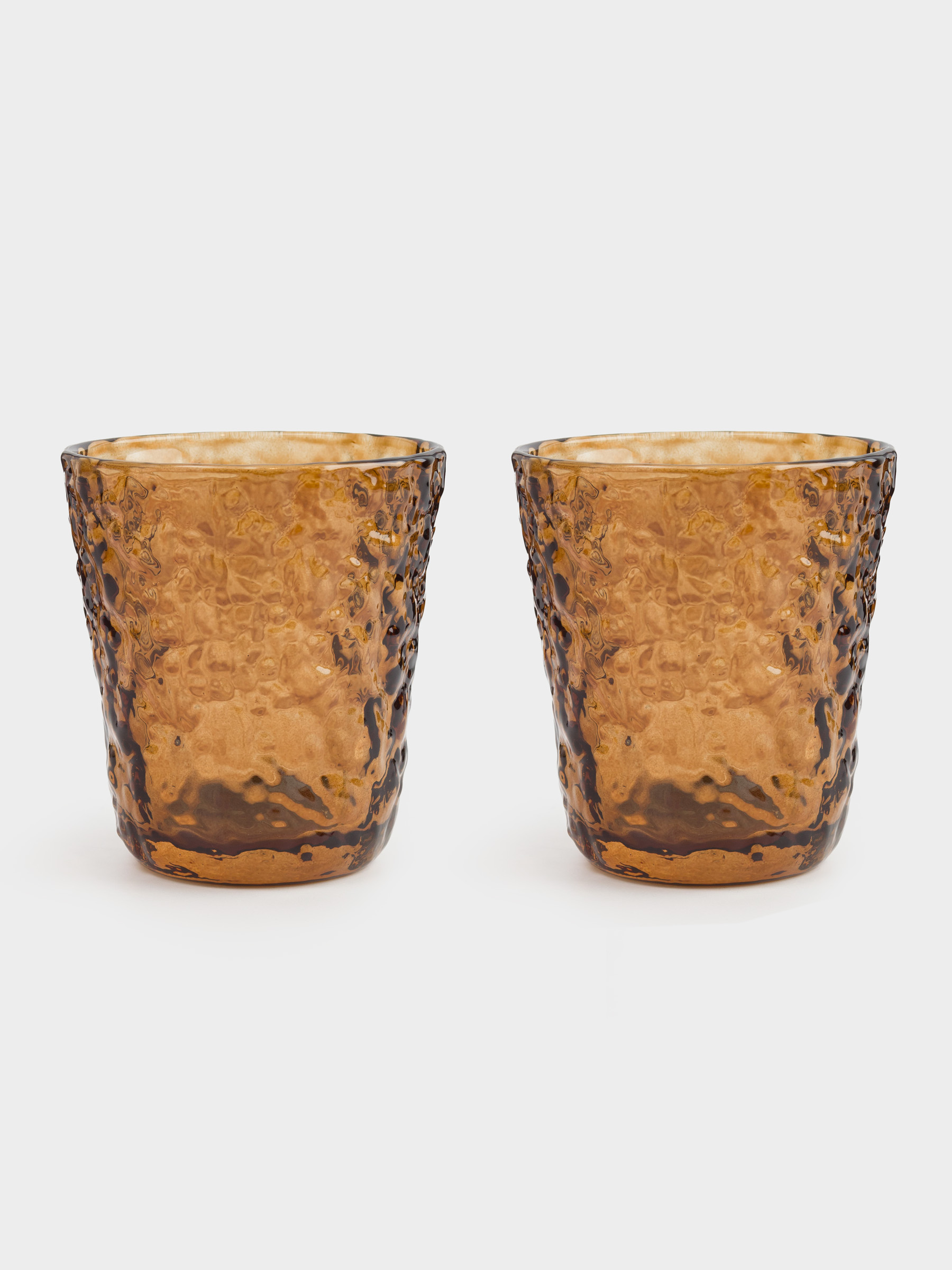 Glass, 10 cm, 250 ml, 2 pcs, glass R, brown, Frozen, image-0