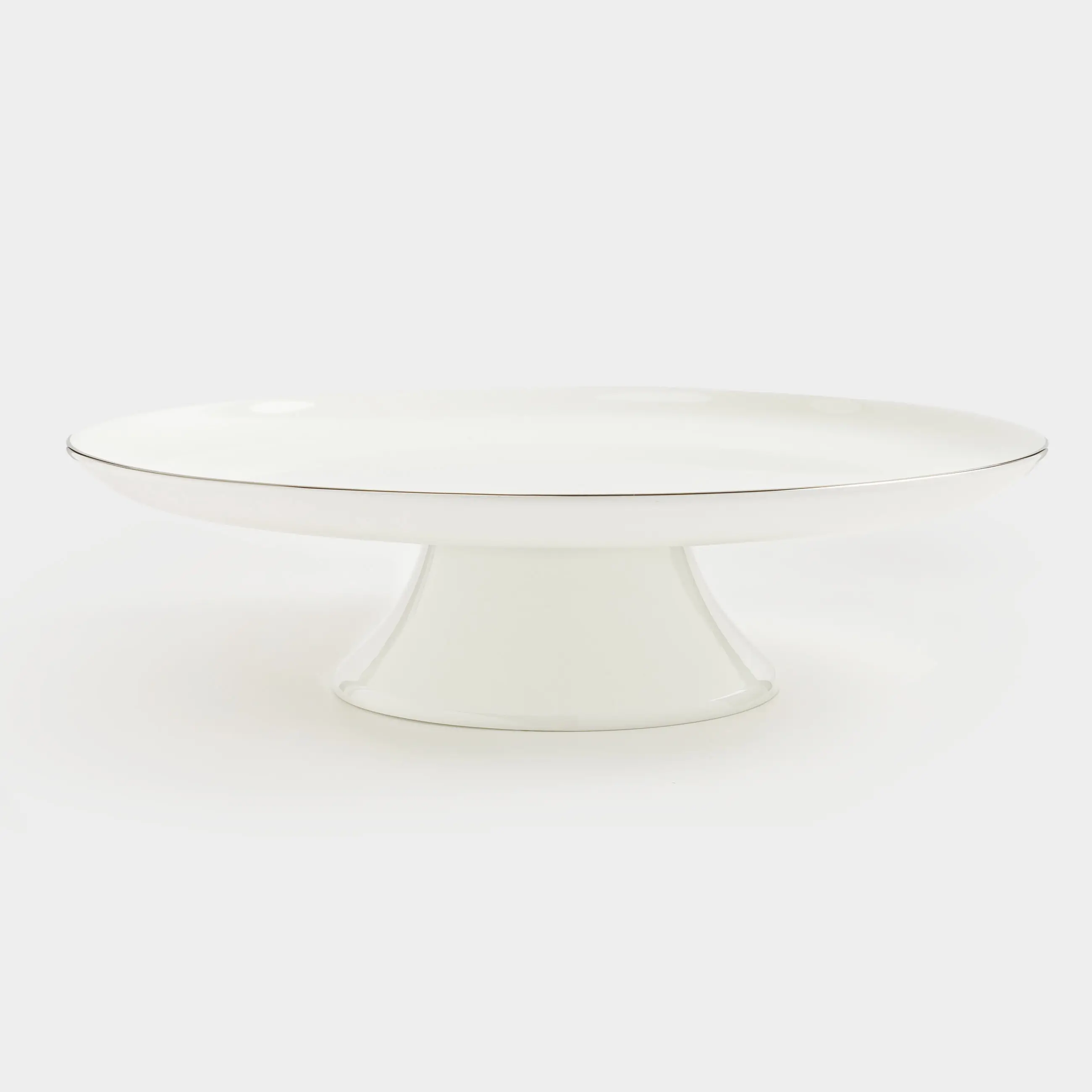 Dish on a leg, 27x7 cm, porcelain F, Antarctica, image-0