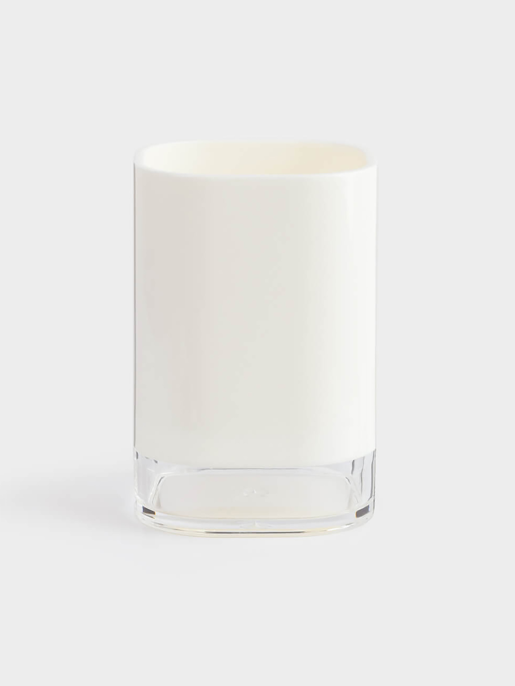 Bathroom tumbler, 11 cm, plastic/acrylic, milky, Eleos, image-1