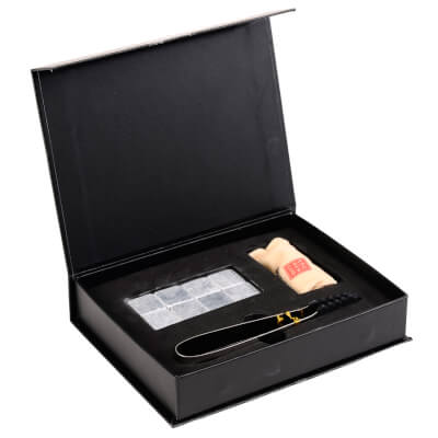 Set of cubes for cooling drinks, 10 pr, with tongs, steatite / steel, BAR ,image-0