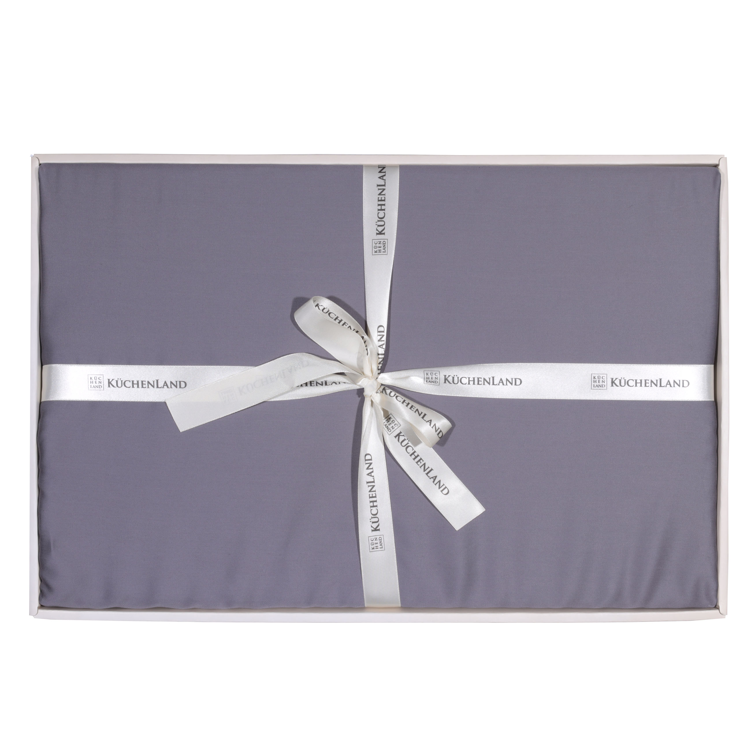 Bed linen set euro, tencel 300 TC, gray-brown, Tencel, image-1