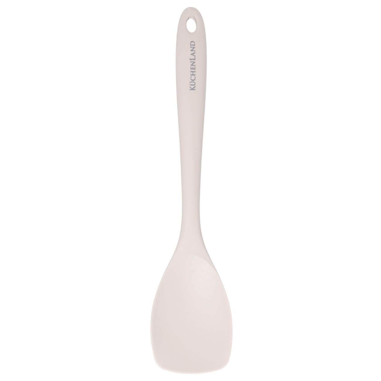 Serving spoon, 28 cm, silicone / nylon, beige, Benefit