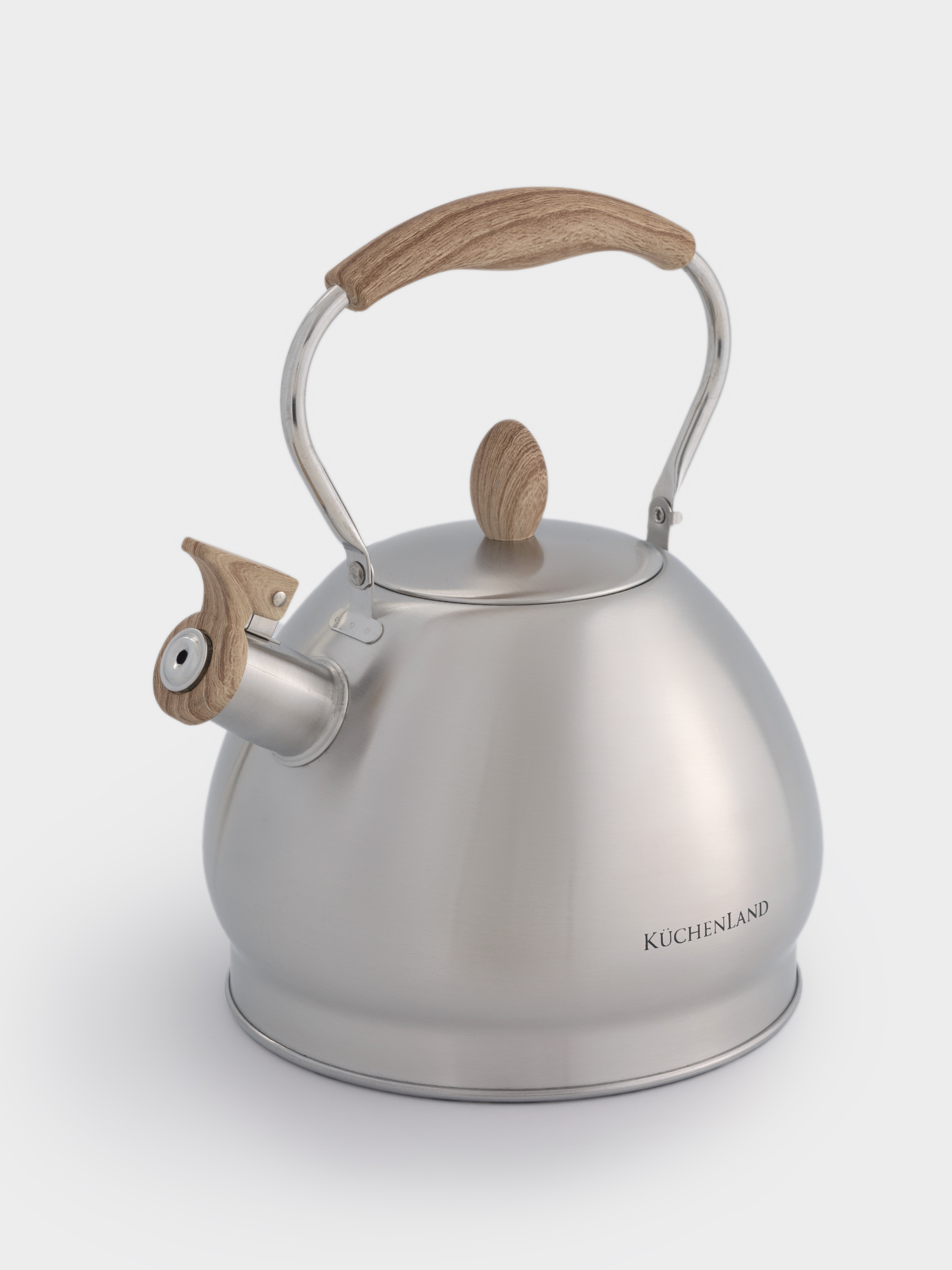 Kettle, 3,4 L, with whistle, steel / nylon, beige / matt, Whistle, image-5