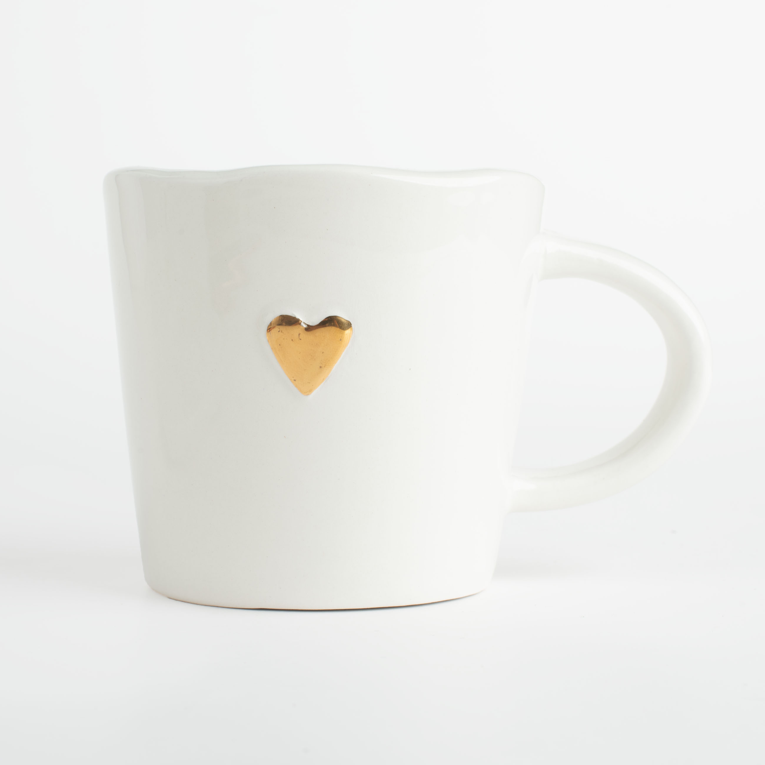 Tea pair, 1 person, 2 items, 250 ml, ceramic, white, Heart, Amour, image-3
