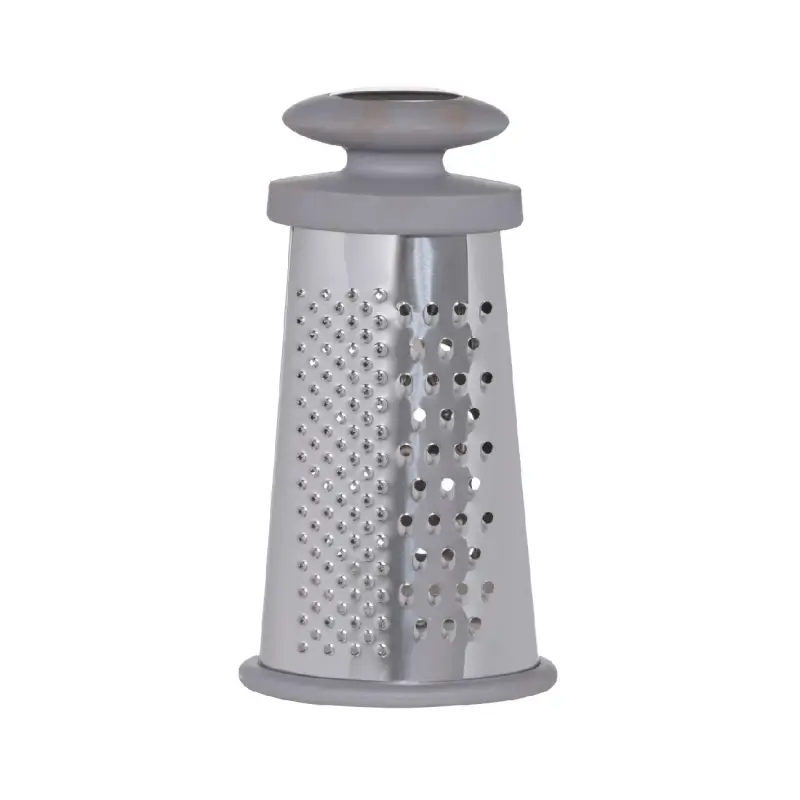 Grater, 15 cm, two-sided, steel / plastic, grey, Thin ,image-0