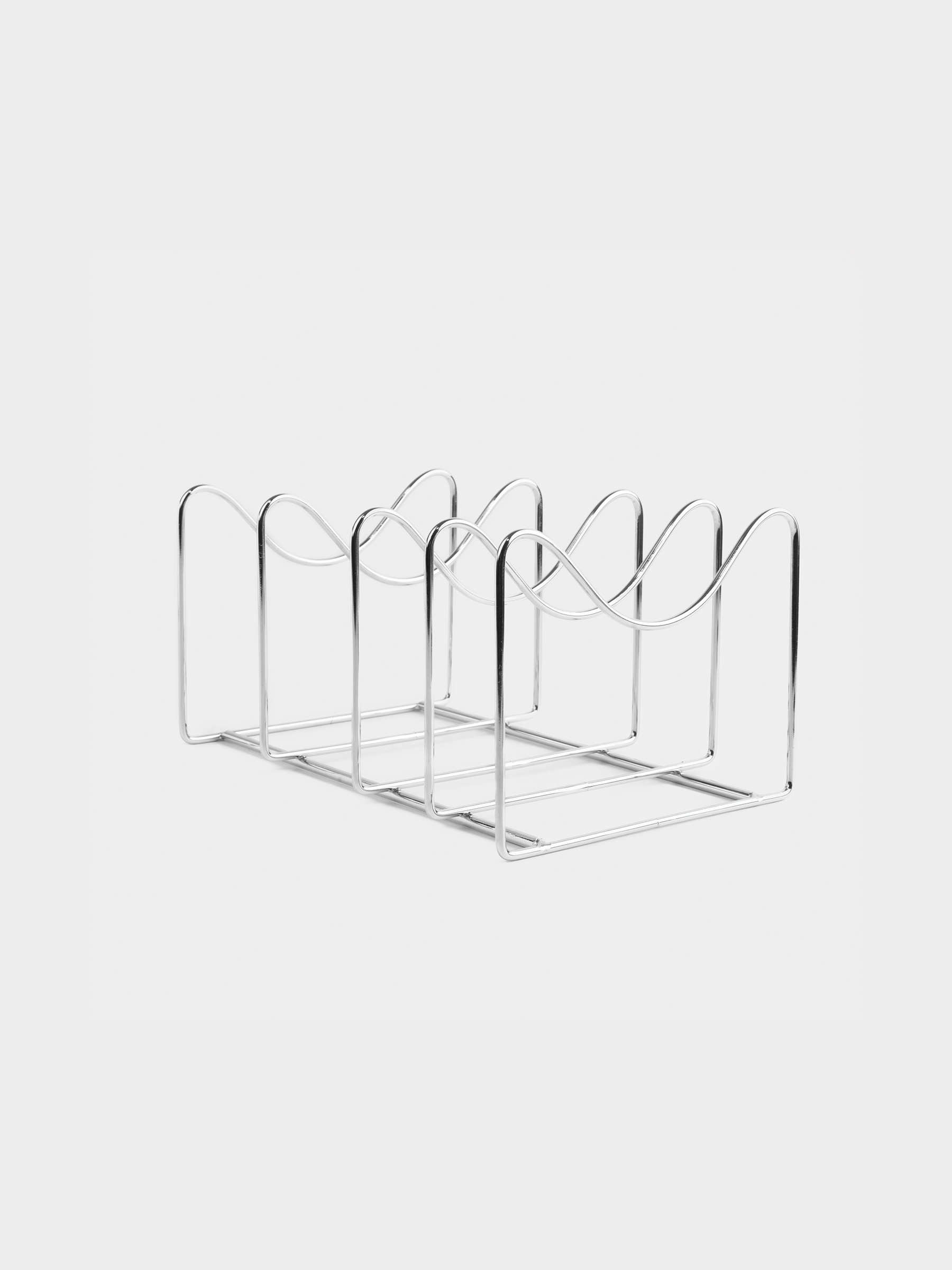 Stand-organizer for pans and lids, 16x25 cm, 4 otd, metal, Method, image-2