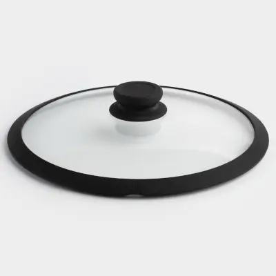 Lid, 28 cm, glass T / silicone, Solution accessory ,image-0