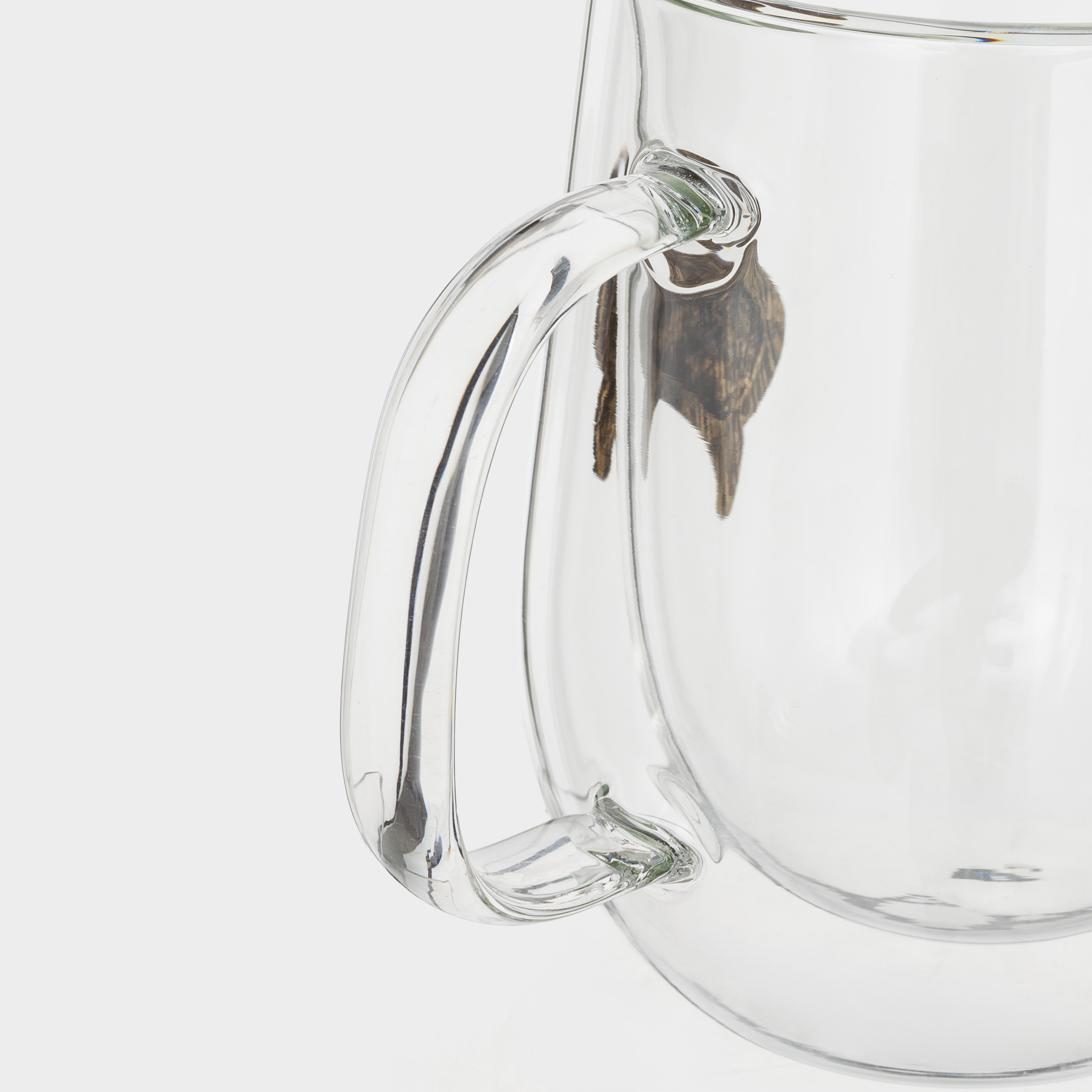 Mug, 350 ml, glass B / metal, golden, Aries, Air zodiac, image-3