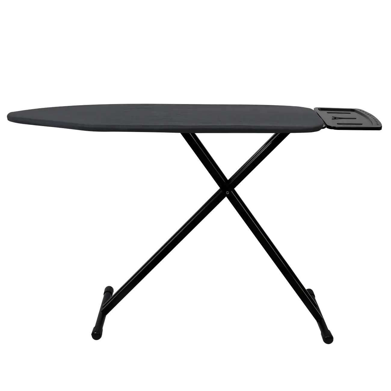 Ironing board, 38x122 cm, metal / cotton, dark grey, Compact Black, image-0
