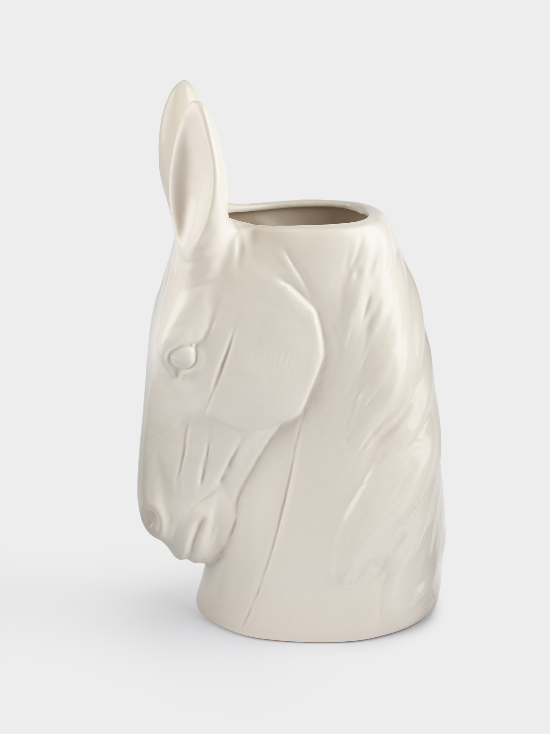 Decorative vase, 25 cm, polyresin, white, Horse, Horse white, image-1