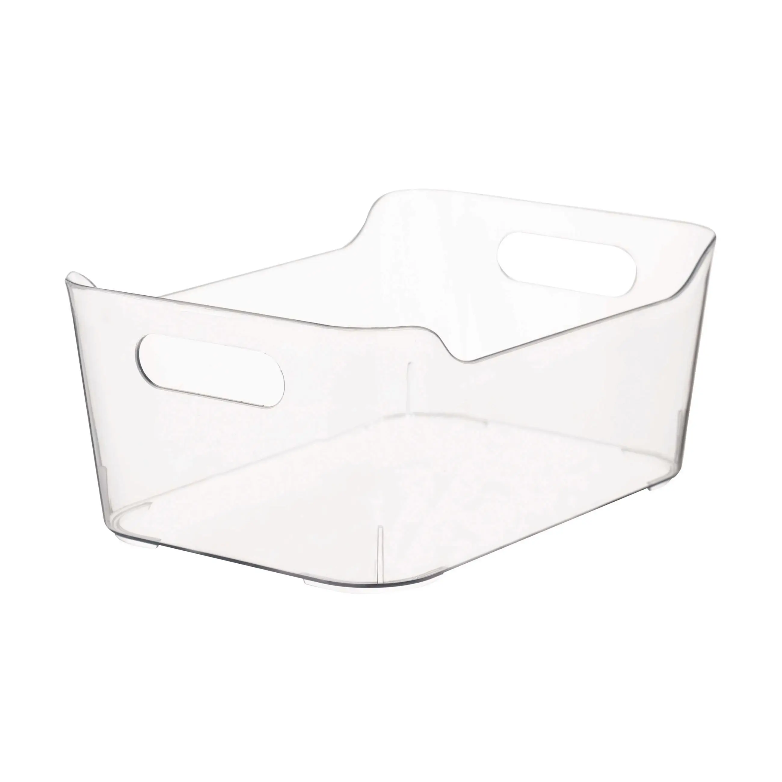 Organizer box, 24x17x10 cm, household, with handles, plastic, Basic, image-0