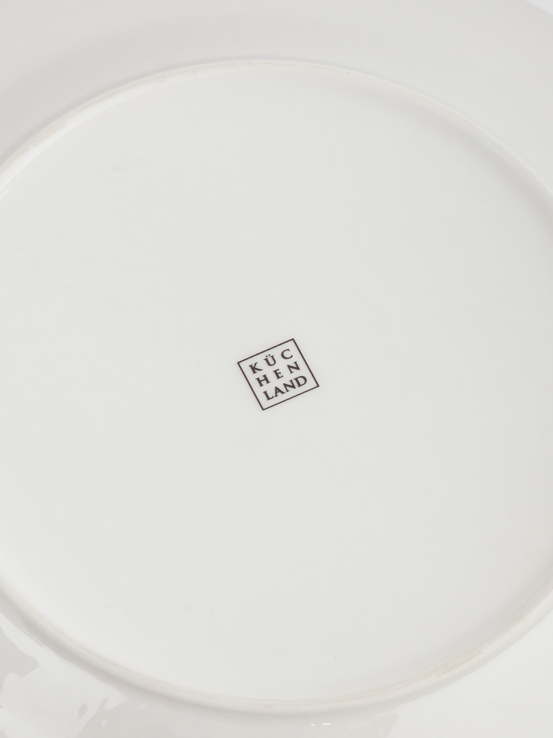Dinner plate, 27 cm, 2 pcs, porcelain P, white and beige, Jungle, Tropical, image-4