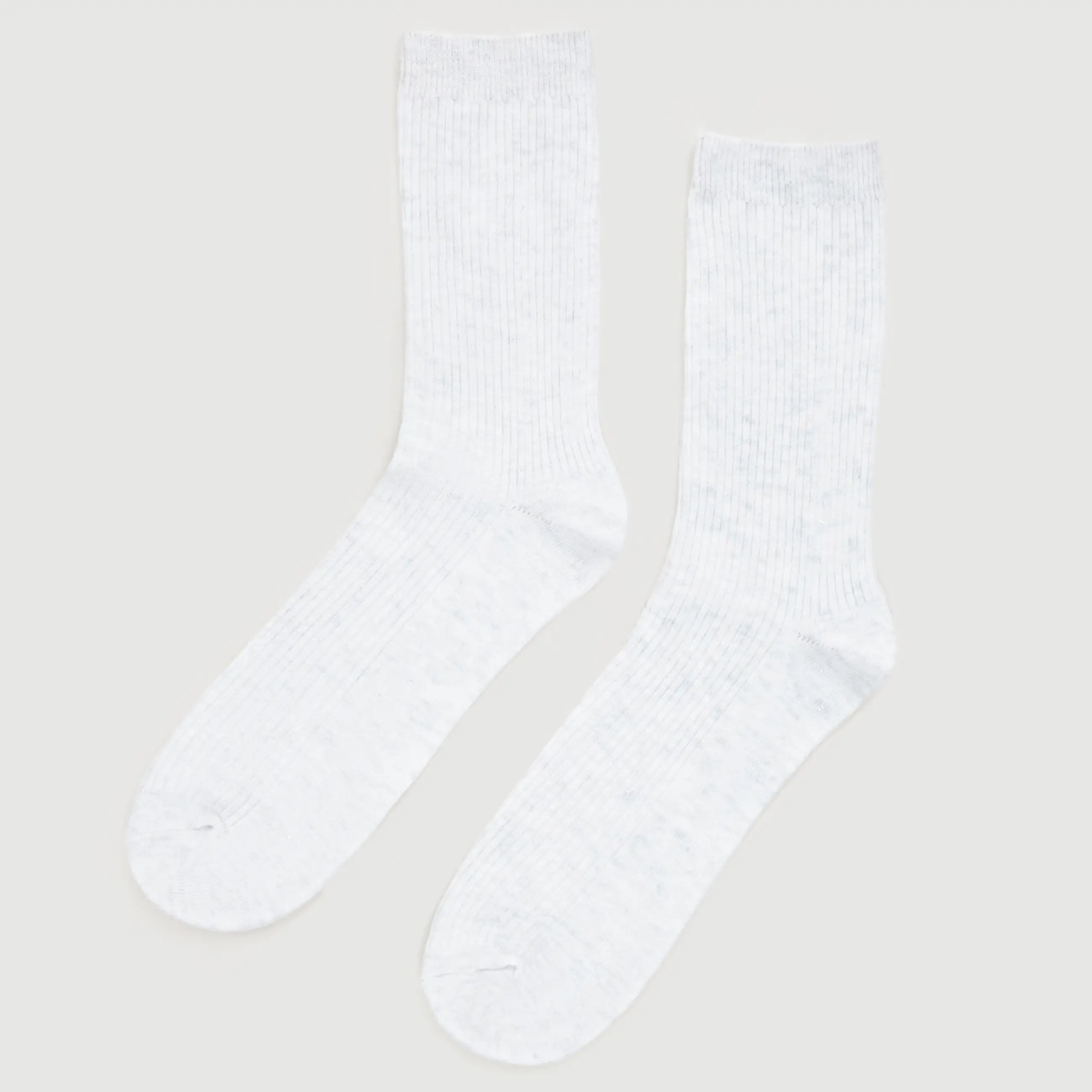 Women's socks, cotton / polyester, white, Rubchik