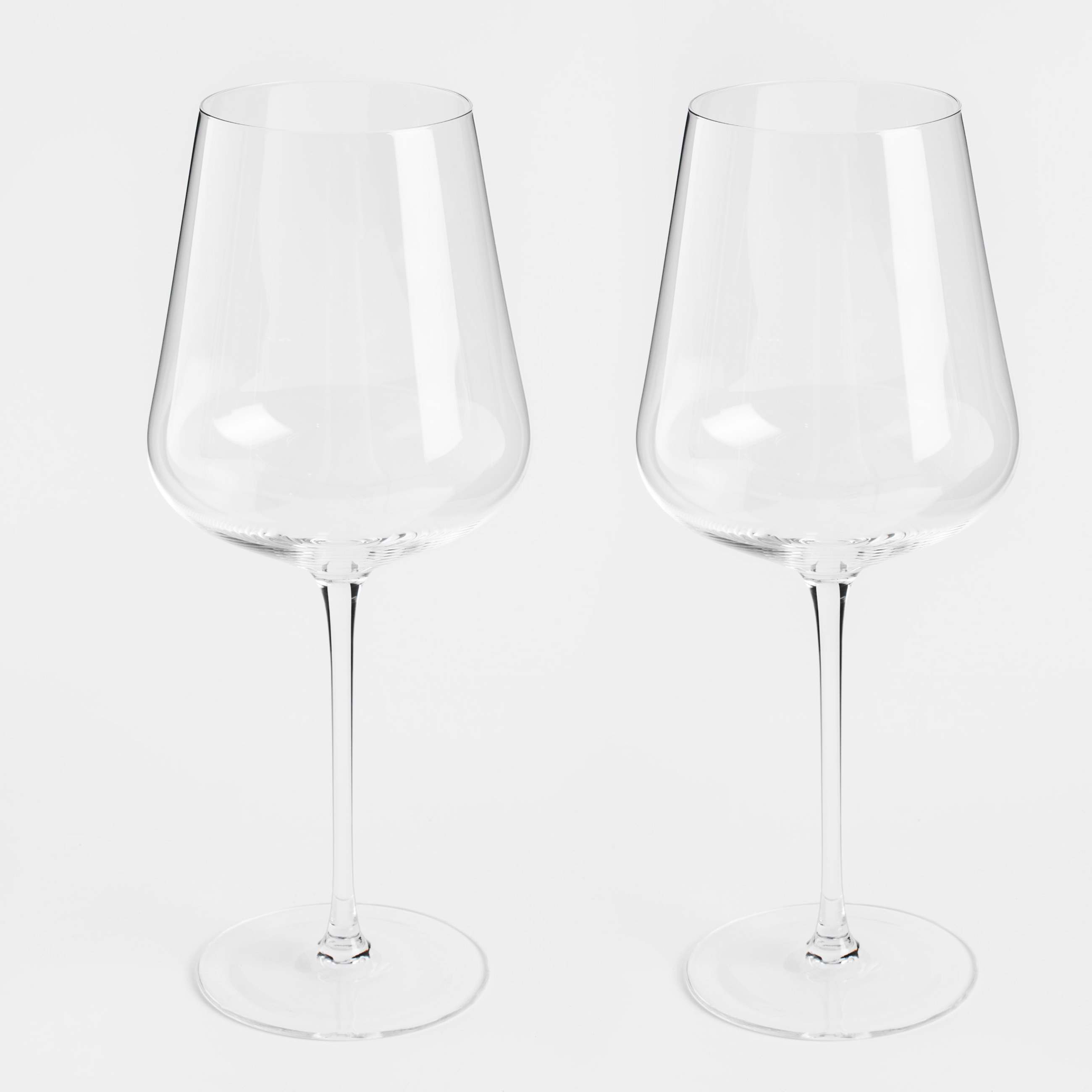 White wine glass, 480 ml, 2 pcs, crystal glass, Ferentino, image-0