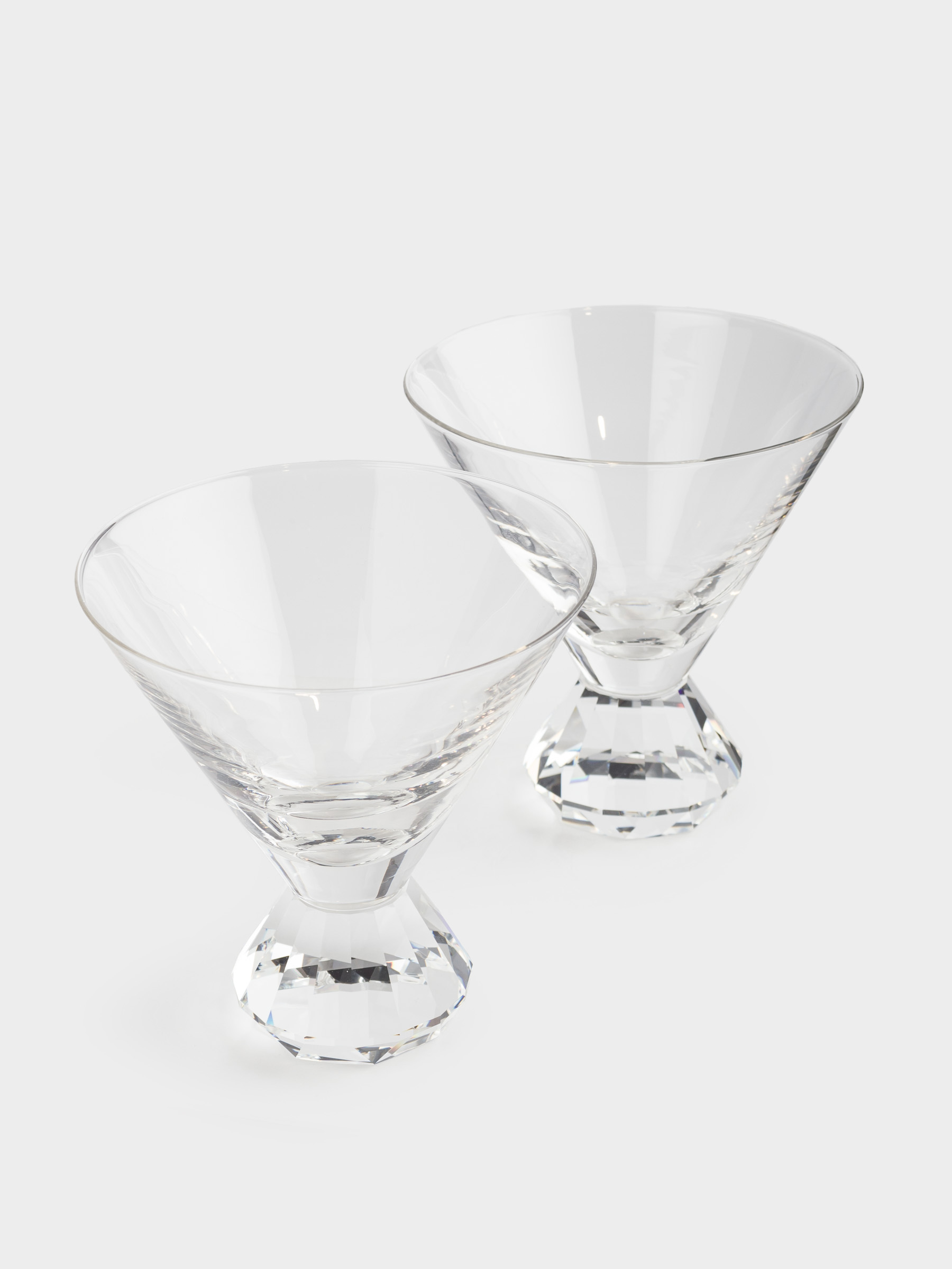 Martini glass, 310 ml, 2 pcs, glass, Diamond, Diamond, image-2