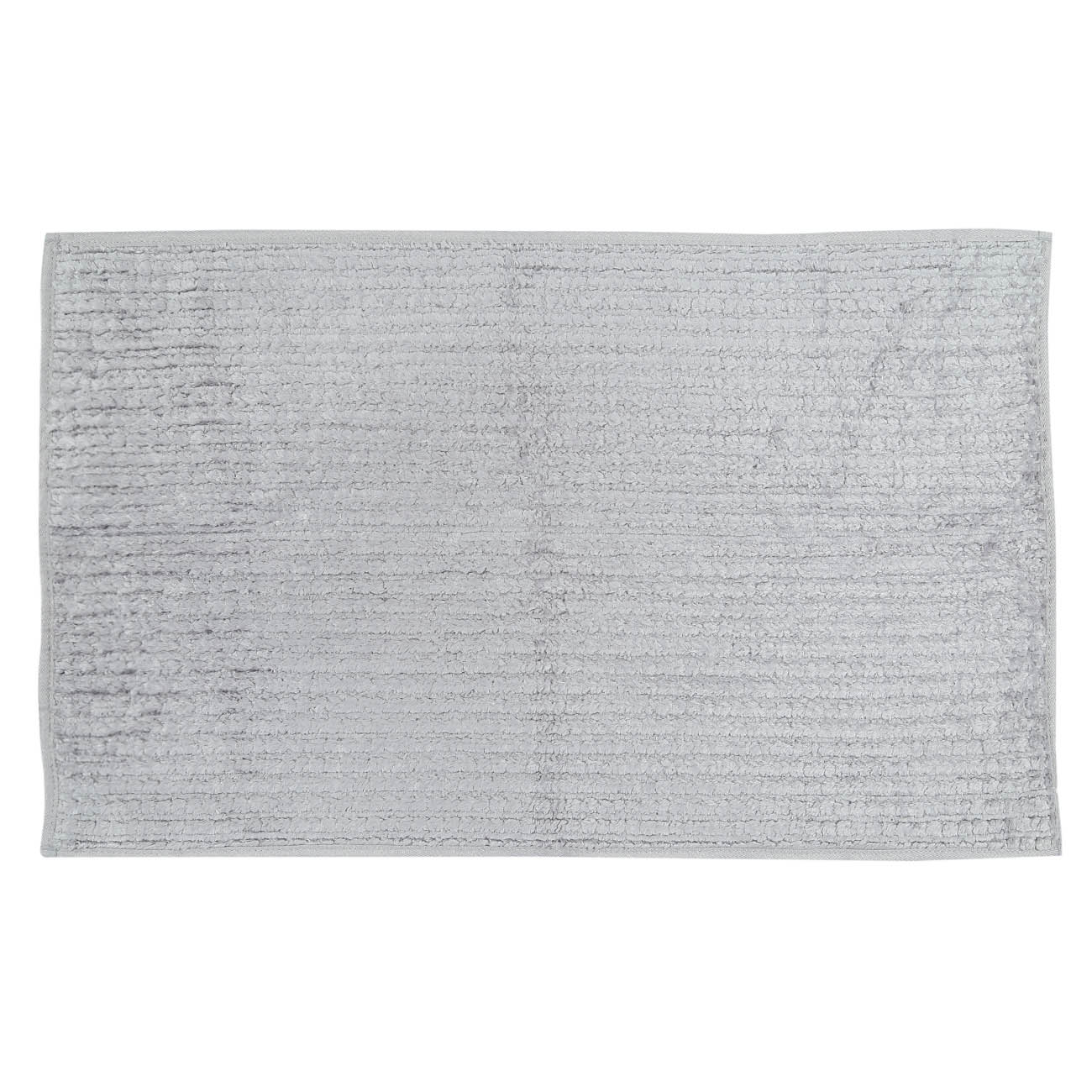 Mat, 65x100 cm, anti-slip, polyester, light grey, Fluff, image-2